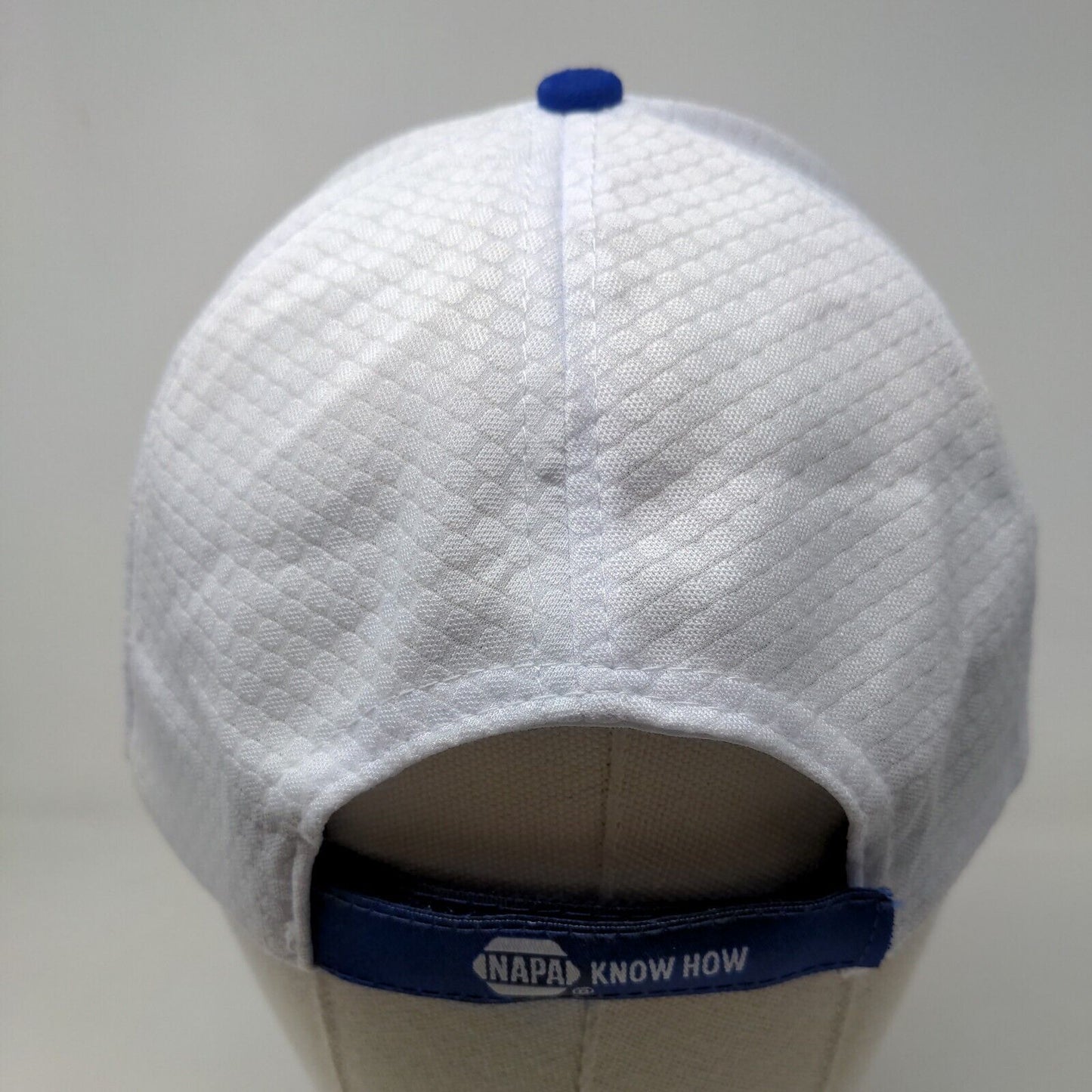 NAPA Racing Men's Strapback Hat White Blue Adjustable Embroidered Chase Elliot