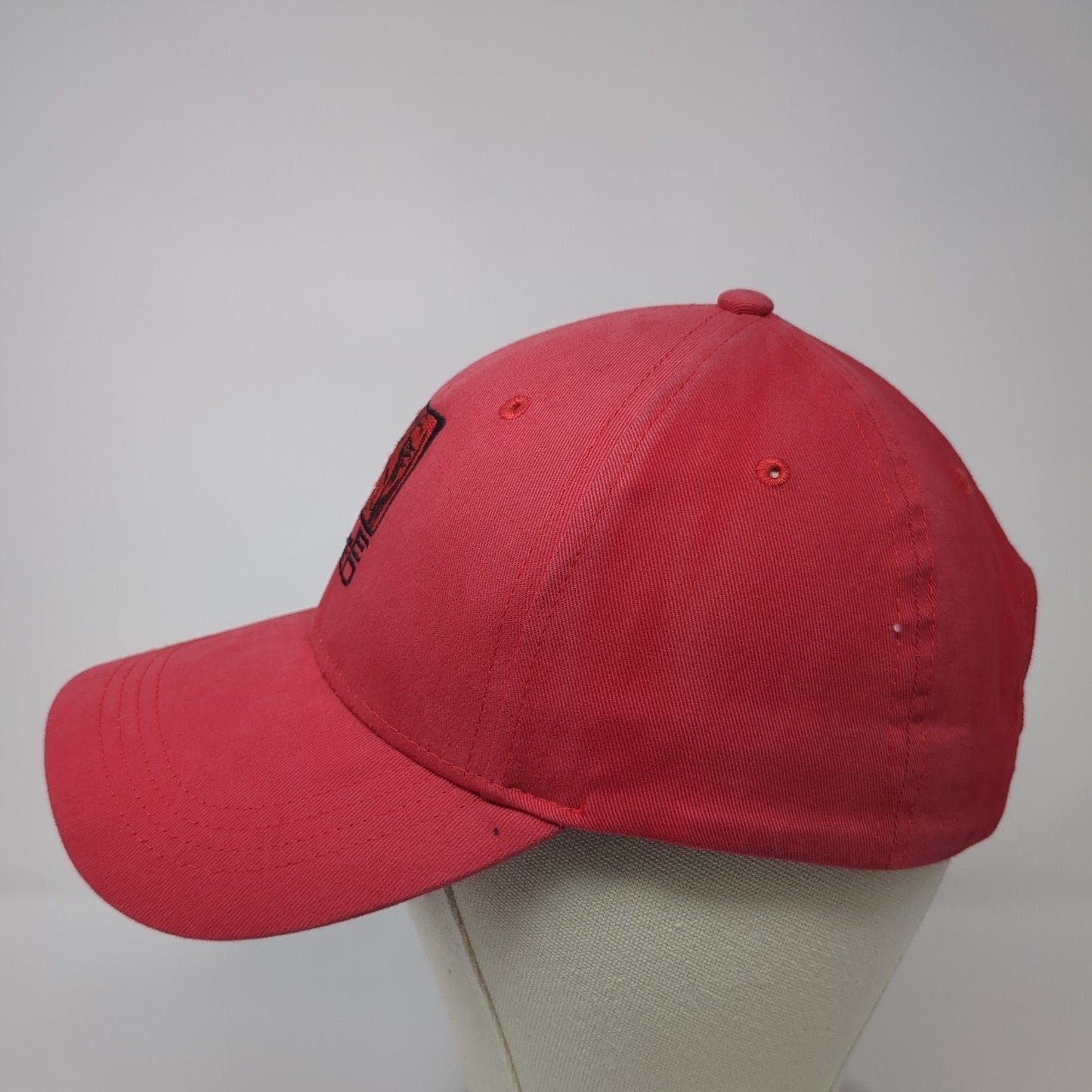 Ole Red Strapback Baseball Cap Red One Size Adjustable Embroidered Cap America