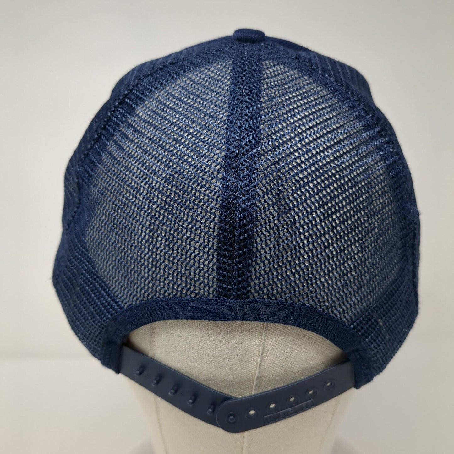 Zamora Farm Labor Snapback Trucker Hat Blue OSFA Mesh Back Kap.II