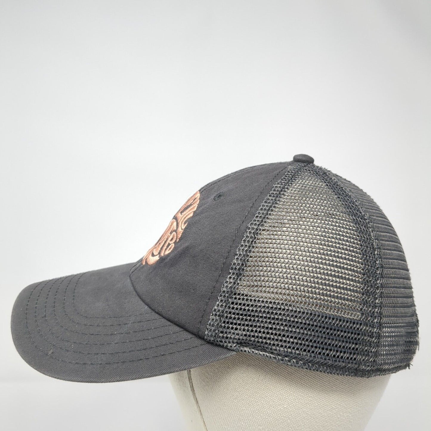 O'Neill Surf Co Slideback Trucker Hat Gray One Size Mesh Back 6 Panel
