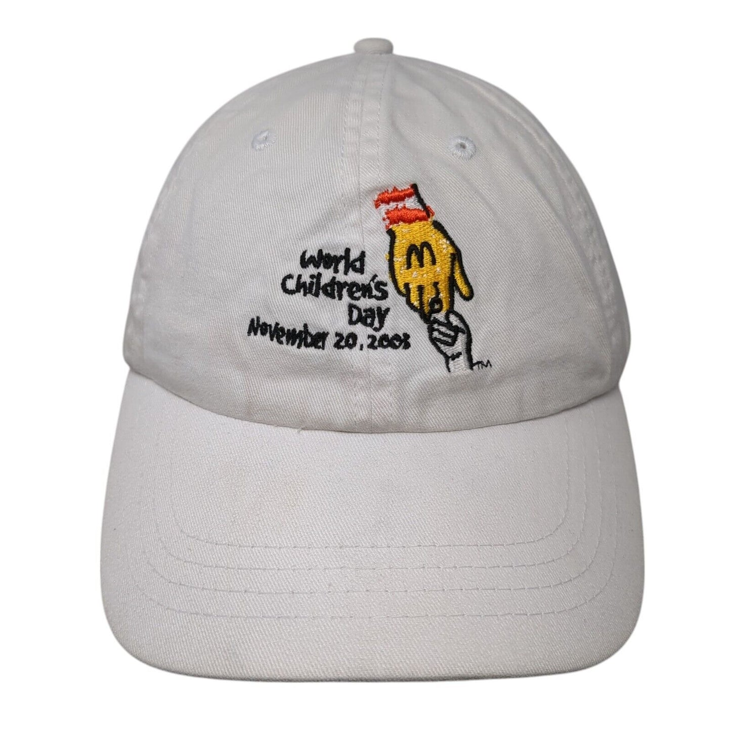 World Children's Day November 20, 2003 Slideback Hat White OS Adjustable Cotton