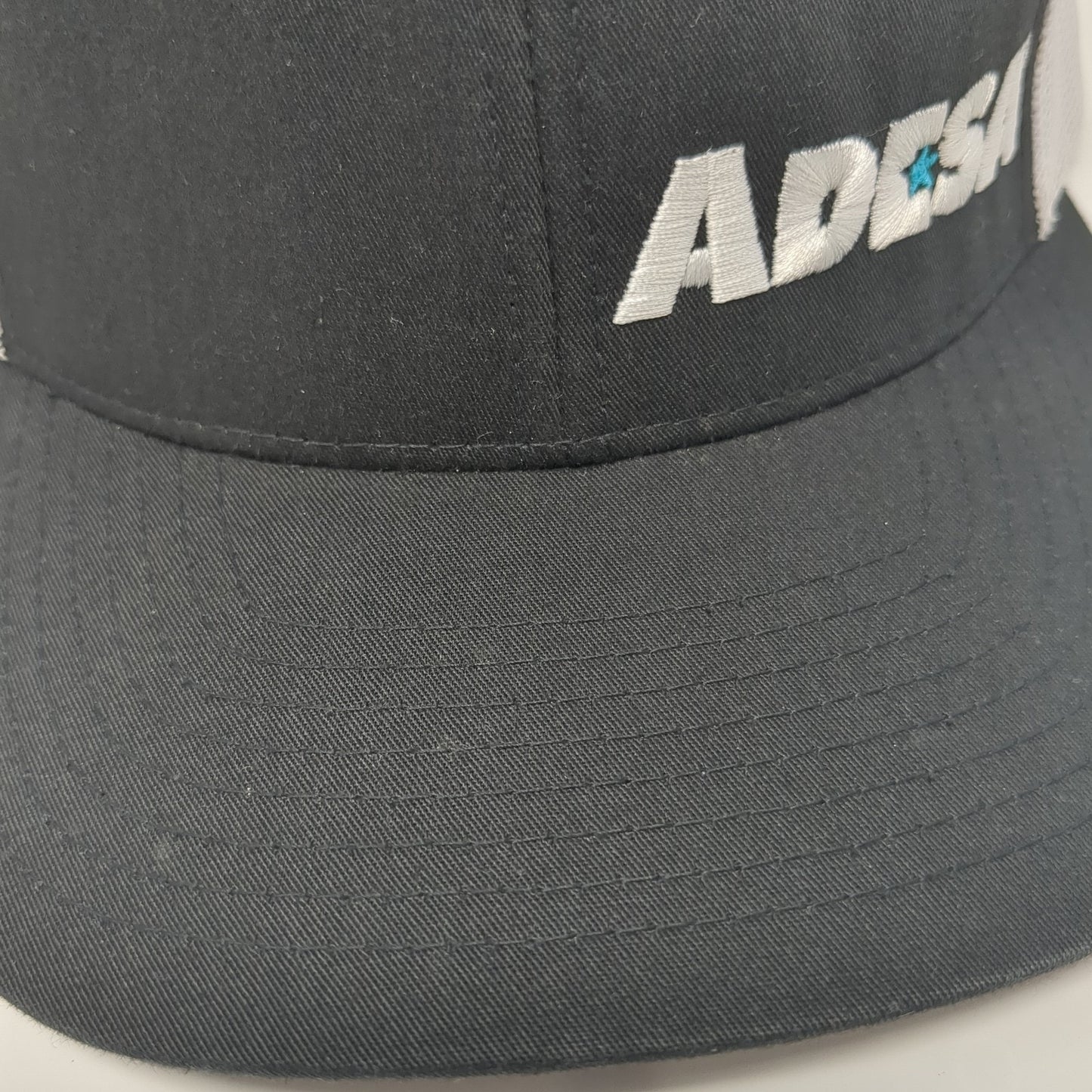 Adesa Snapback Trucker Hat Black One Size Adjustable Mesh Back Pacific Headwear