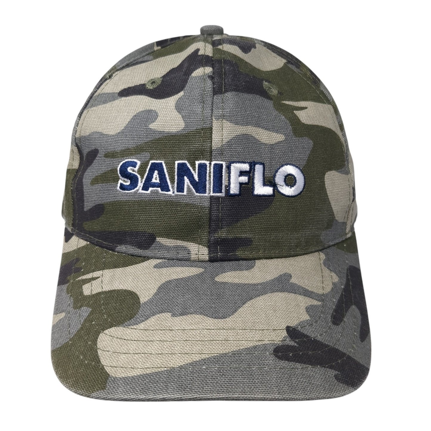Saniflo Strapback Baseball Cap Multicolor One Size Adjustable Camouflage 6 Panel