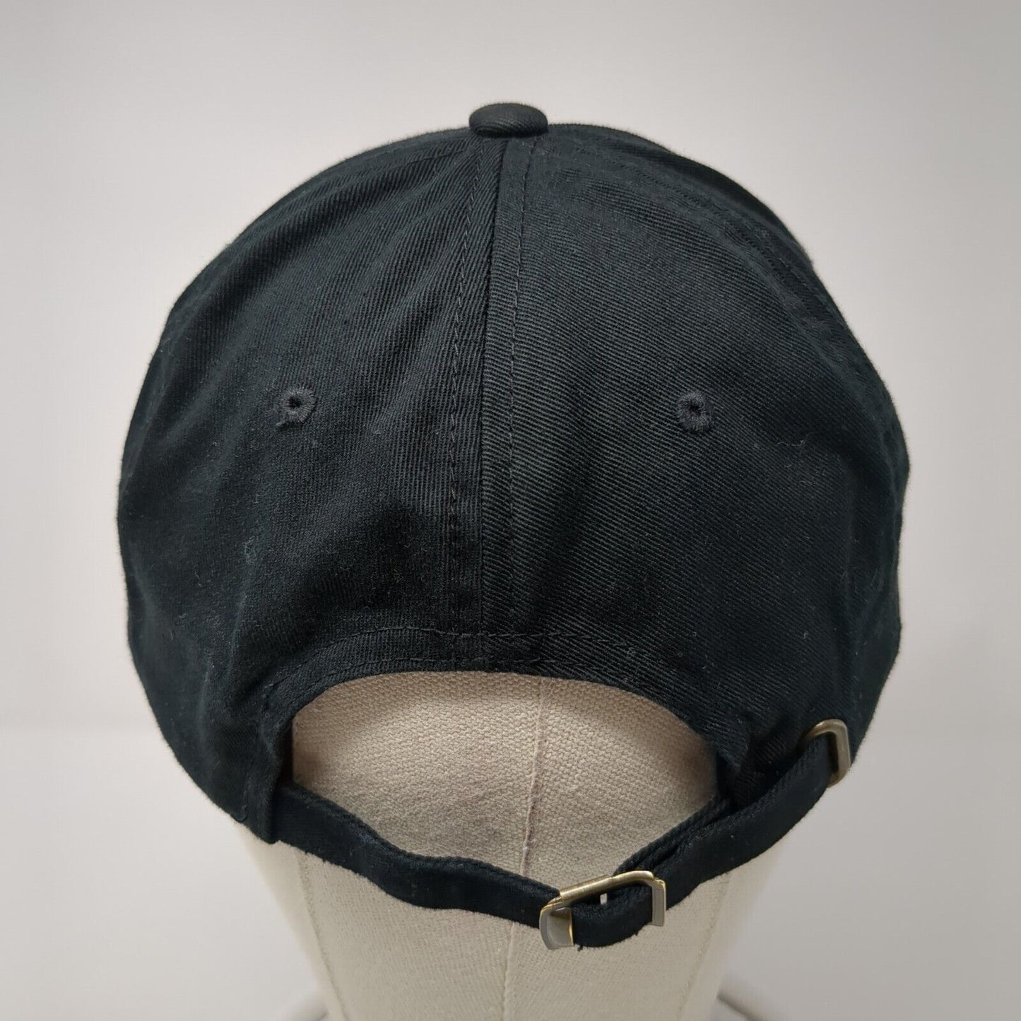 ER Slideback Hat Black One Size Adjustable Embroidered The Classics Yupoong