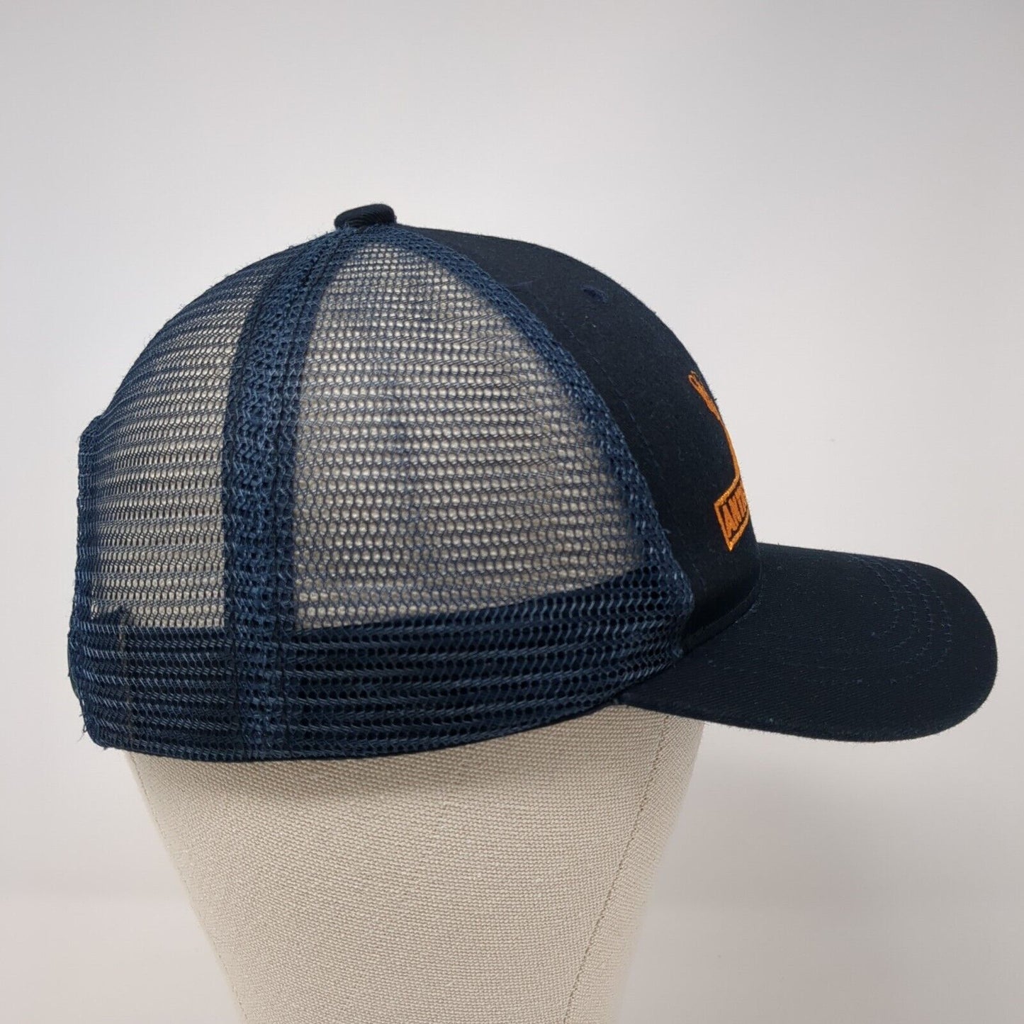 Antigua Brewing Co. Snapback Mesh Back Trucker Hat Blue OSFA Embroidered