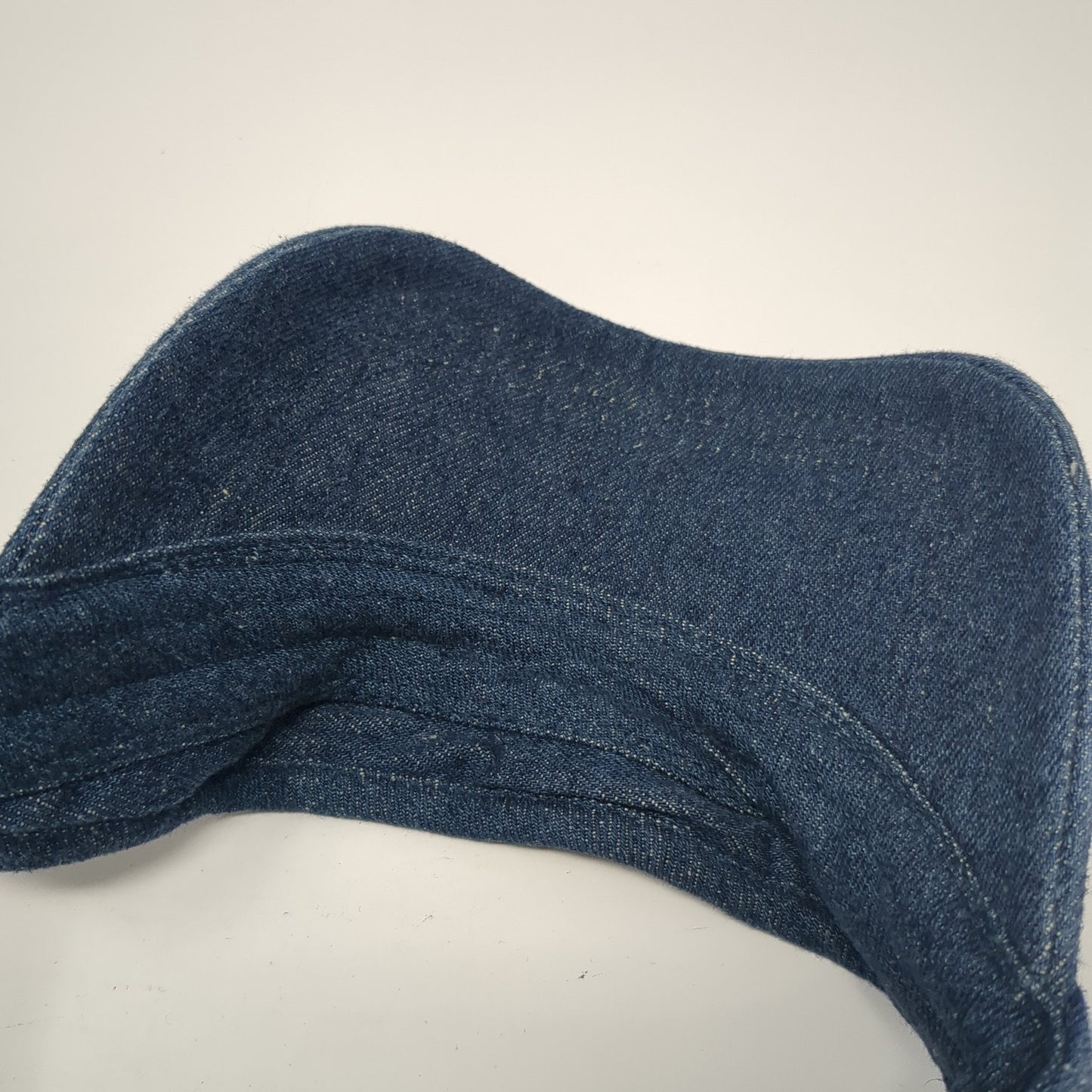 Unbranded Strapback Sun Visor Hat Blue One Size Adjustable Denim Blank