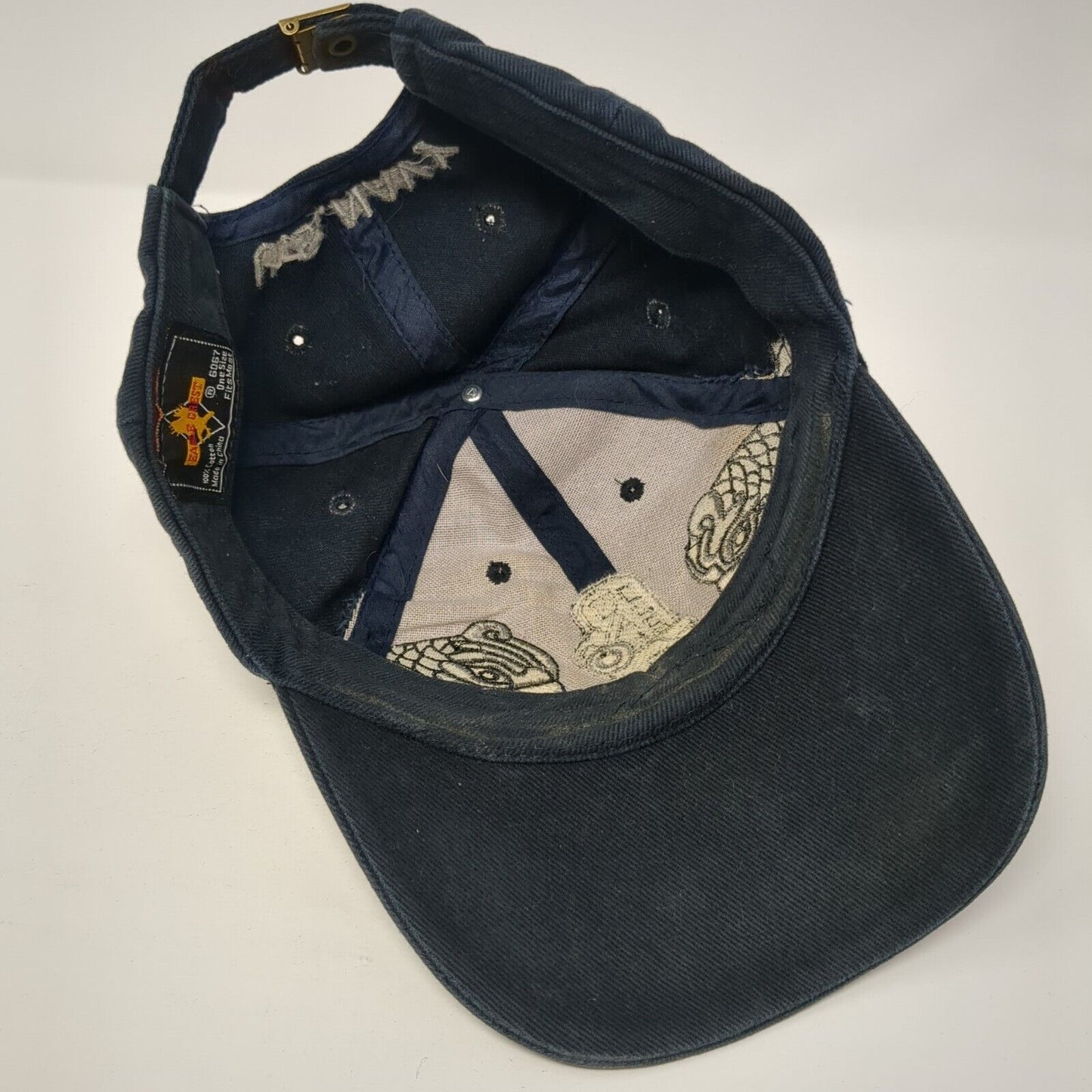 Submarine Service US Navy Slideback Hat Blue One Size Eagle Crest