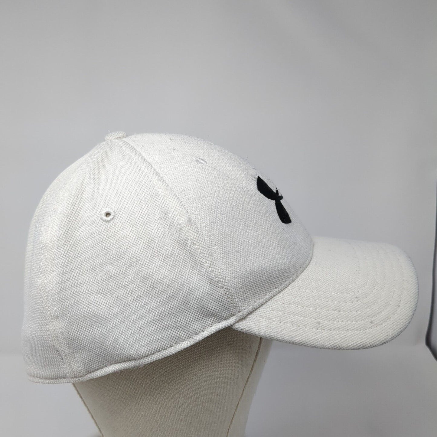 Under Armour Fitted Hat White Size L/XL Embroidered 6 Panel I Will Polyester