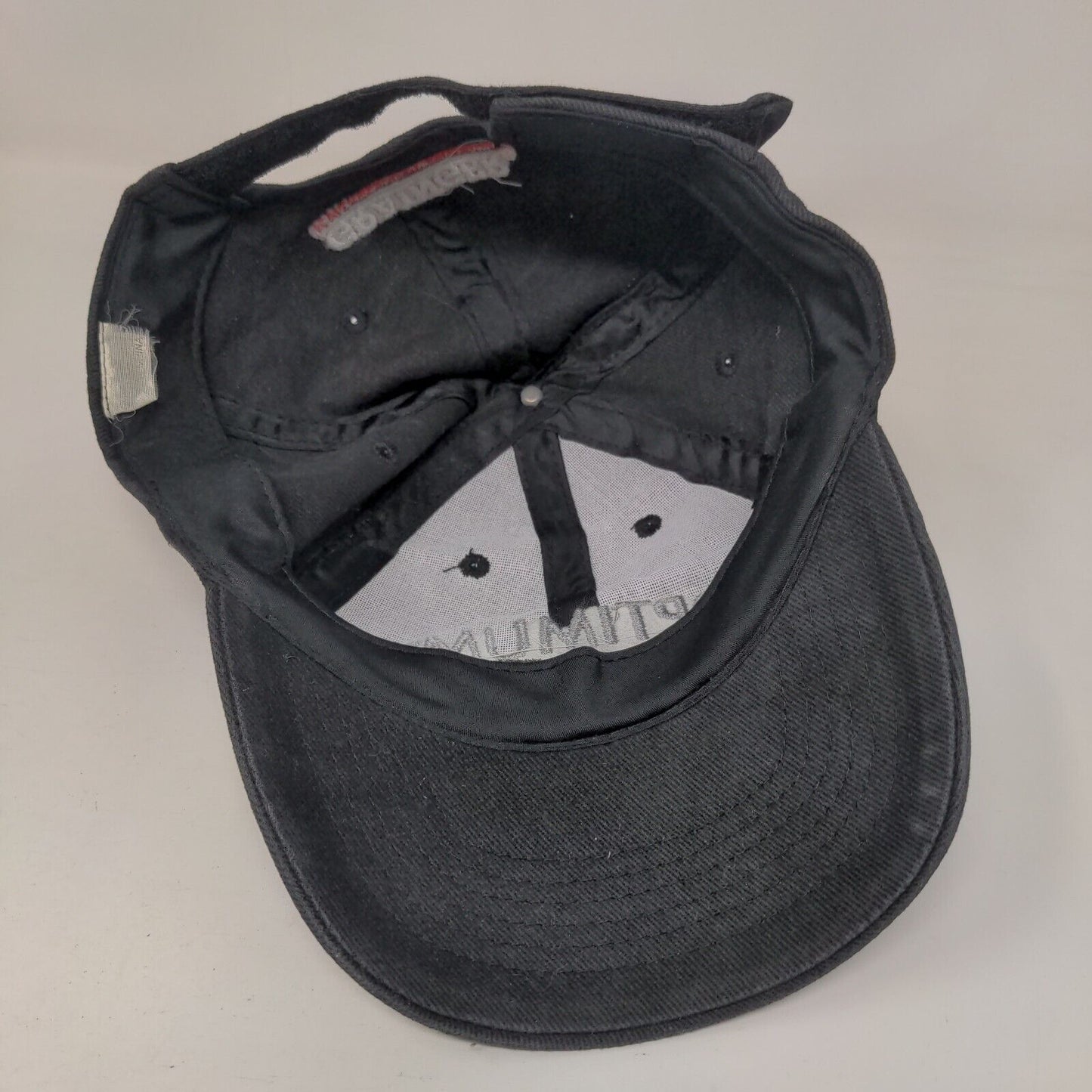 Optimum Maschinen-Germany Strapback Hat Black One Size Embroidered