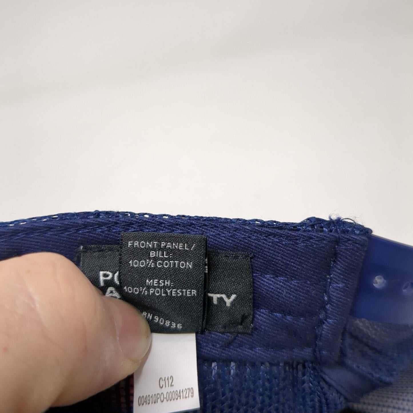 Lactalis Snapback Mesh Back Trucker Hat Blue One Size Port Authority