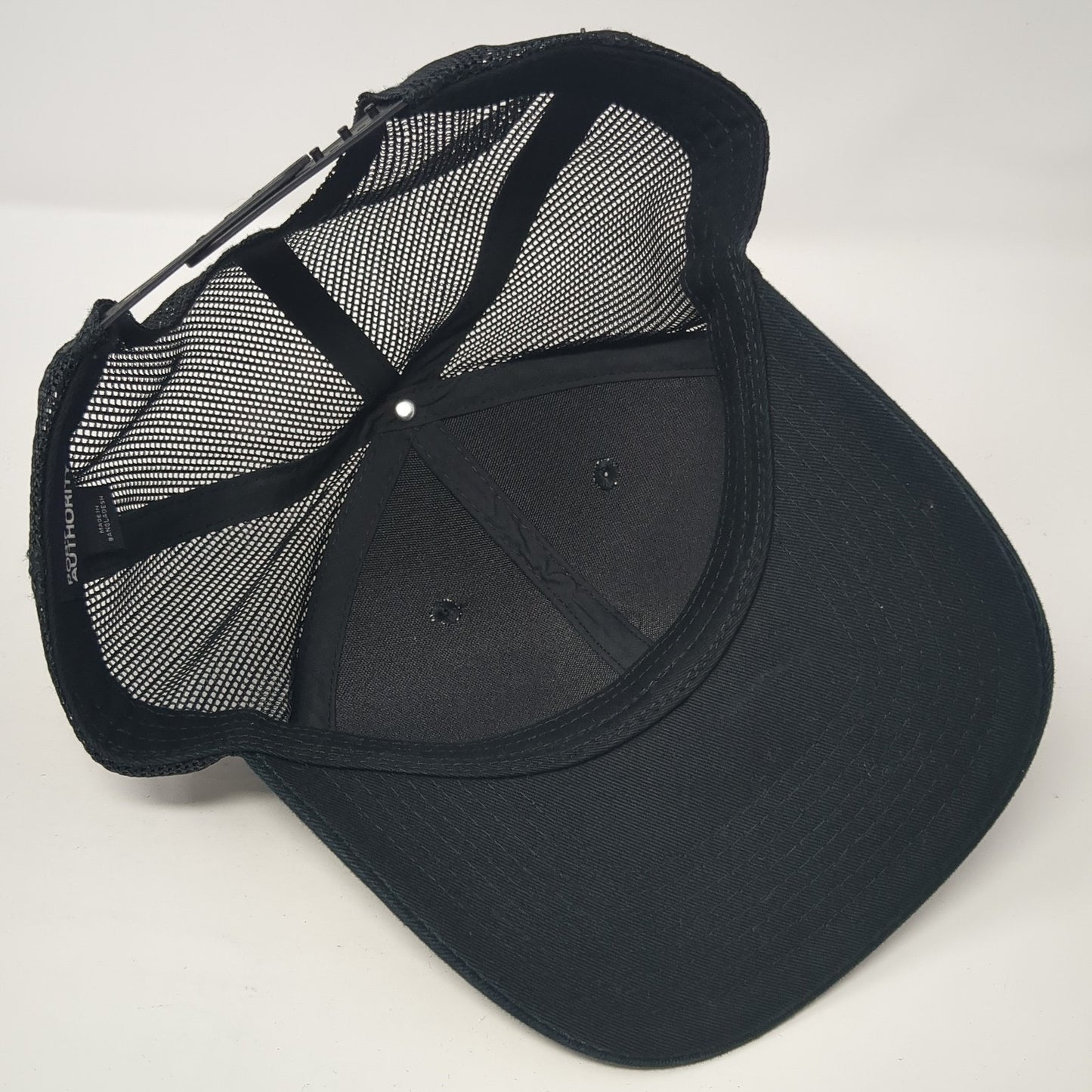 Bear Homes Snapback Trucker Hat Black OS Adjustable Mesh Back Port Authority