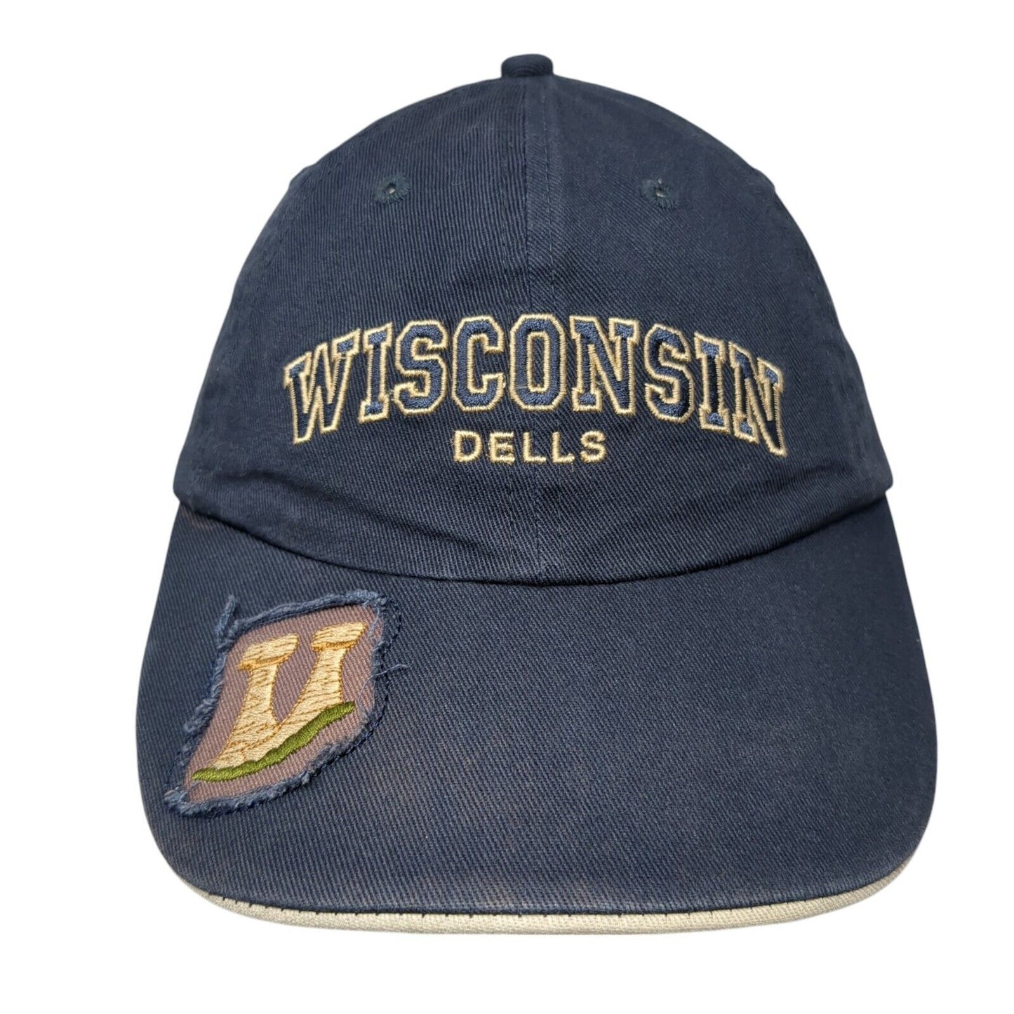 Wisconsin Dells Slideback Hat Blue One Size Adjustable Fersten 6 Panel
