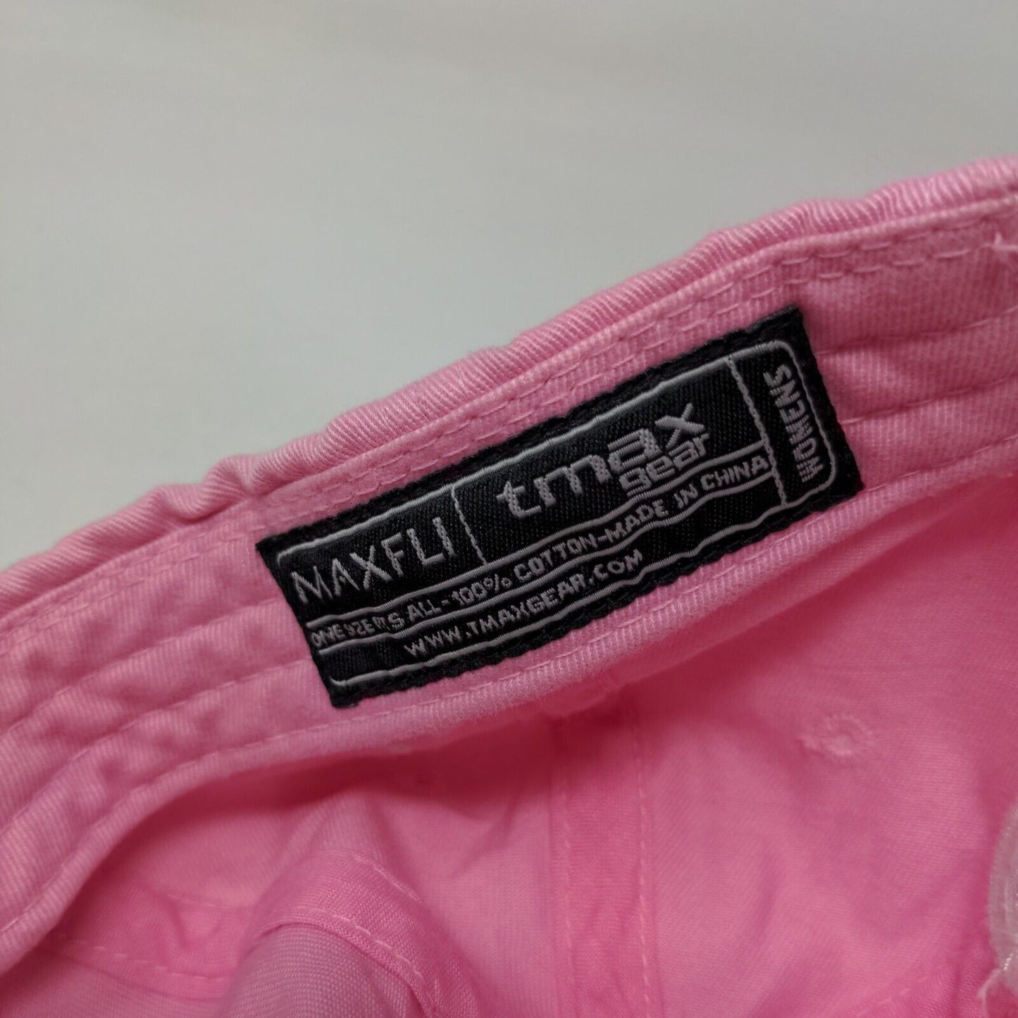 Maxfli Noodle Ice Women's Slideback Hat Pink OSFA Embroidered TMAX Gear