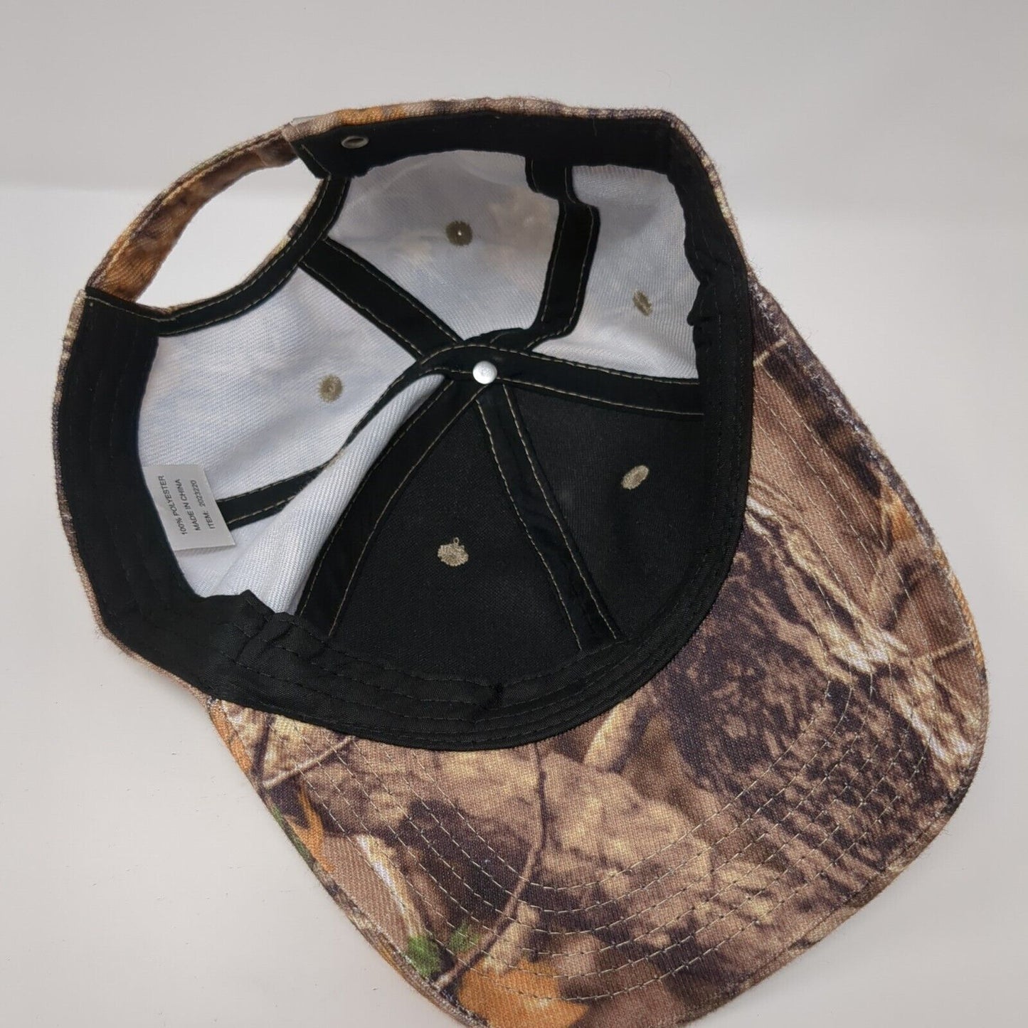 PLATT Slideback Hat Camouflage One Size Adjustable Embroidered Polyester