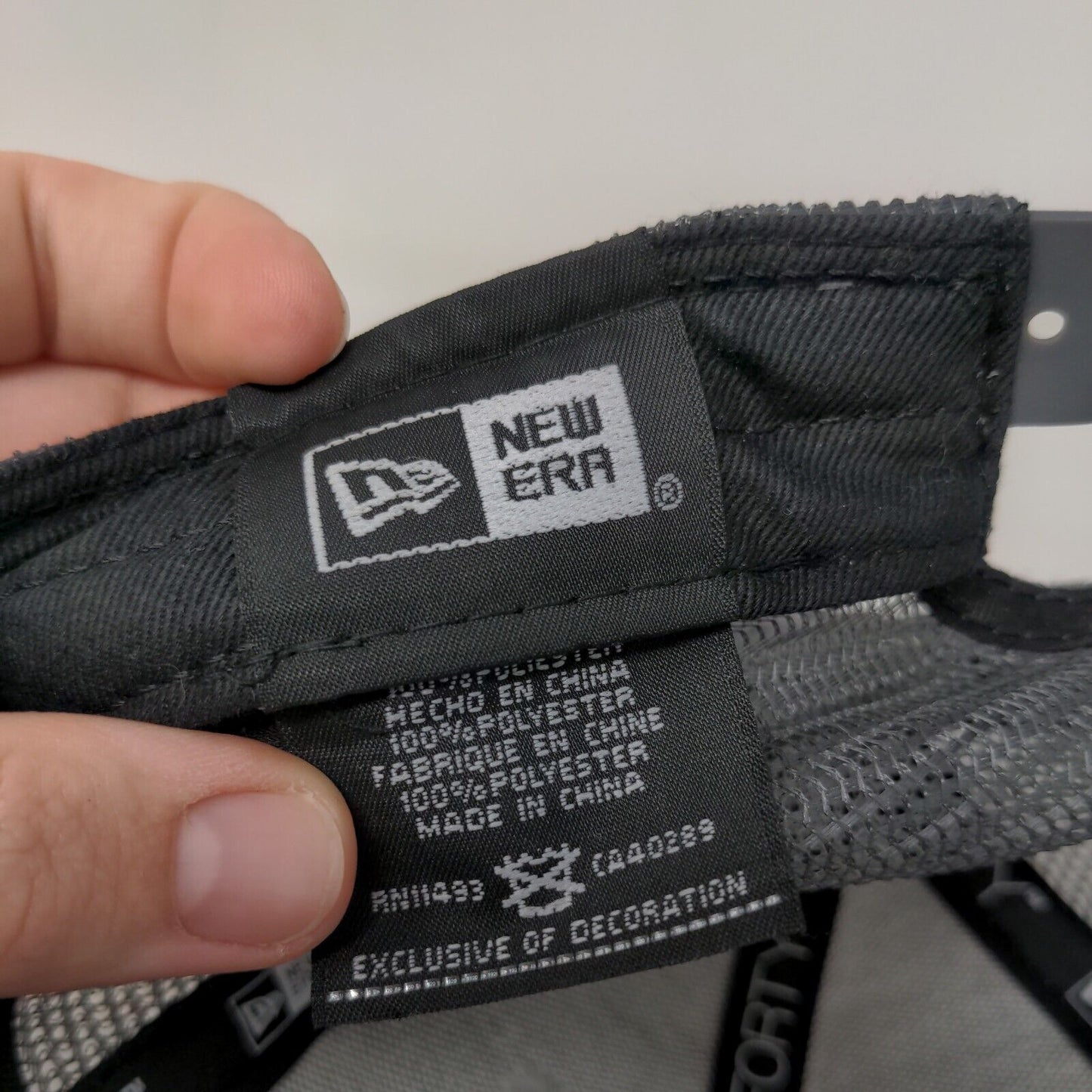 Baltimore Orioles Snapback Mesh Back Hat Gray OSFA Embroidered New Era 9Forty