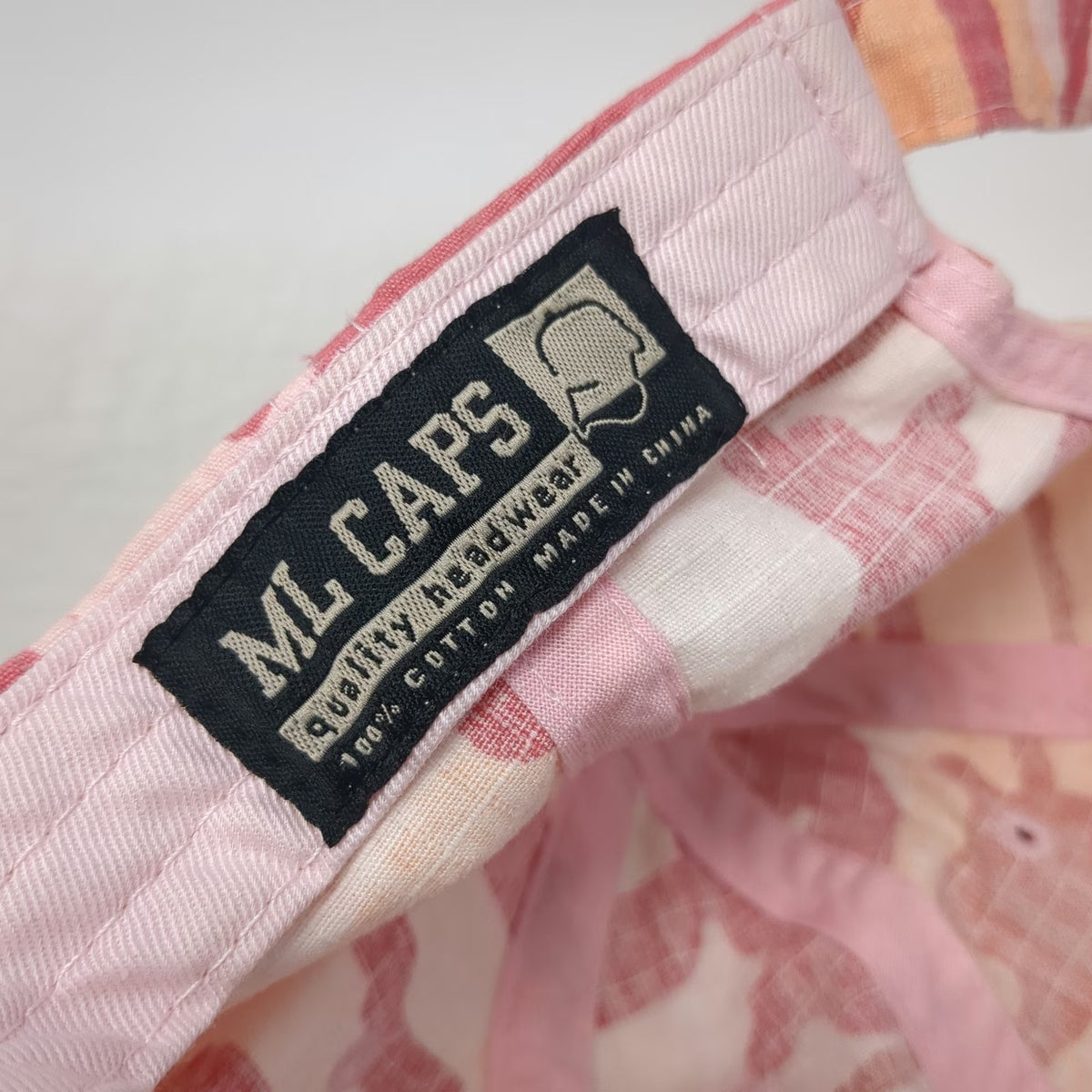 ML Caps Baseball Cap Pink White Orange OSFM Camo Air Force Logo Embroidery Hat
