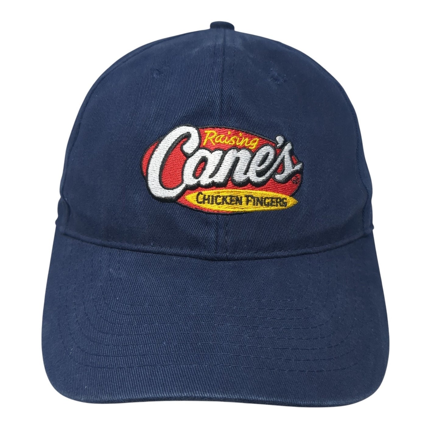 Raising Cane's Chicken Fingers Strapback Hat Blue One Size Adjustable