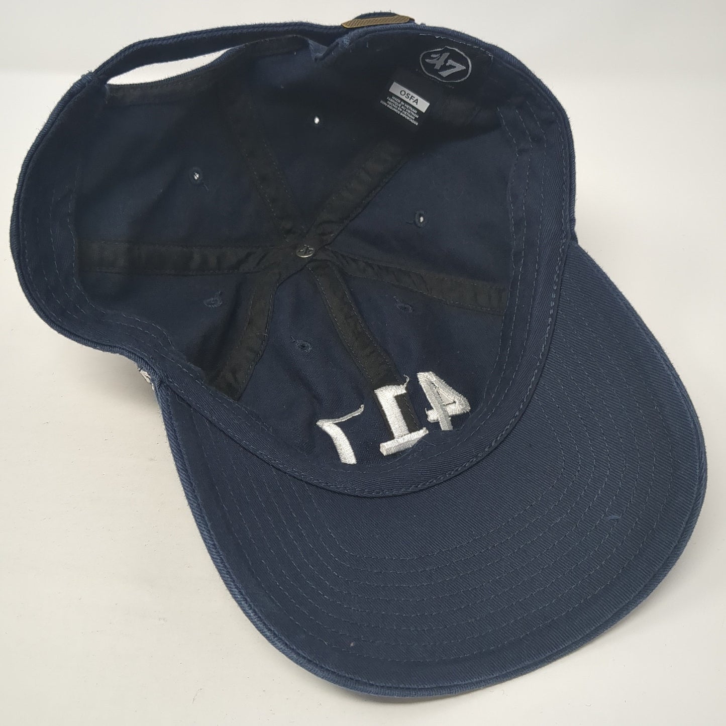417 Paddio Slideback Hat Blue One Size Adjustable Embroidered '47