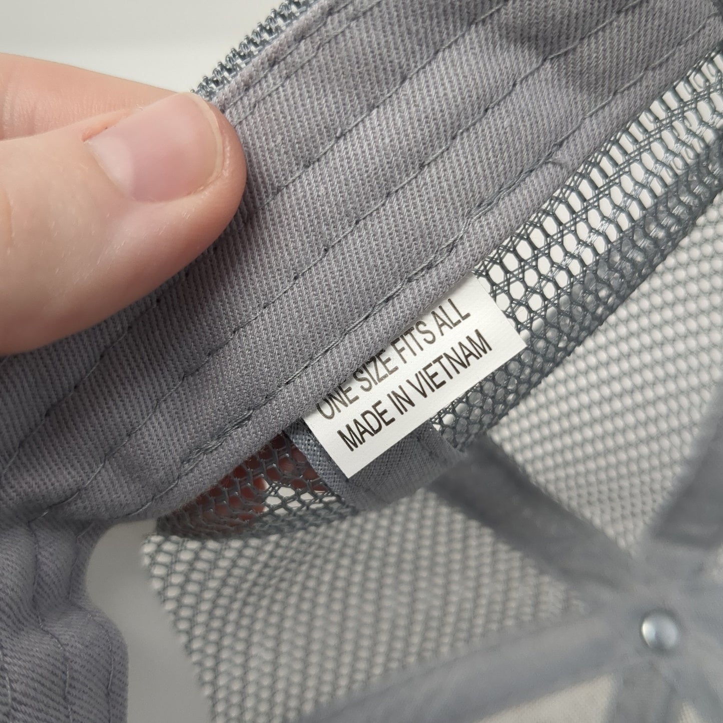 Valley Wide Cooperative Trucker Hat Gray OS Adjustable Embroidered Mesh Back