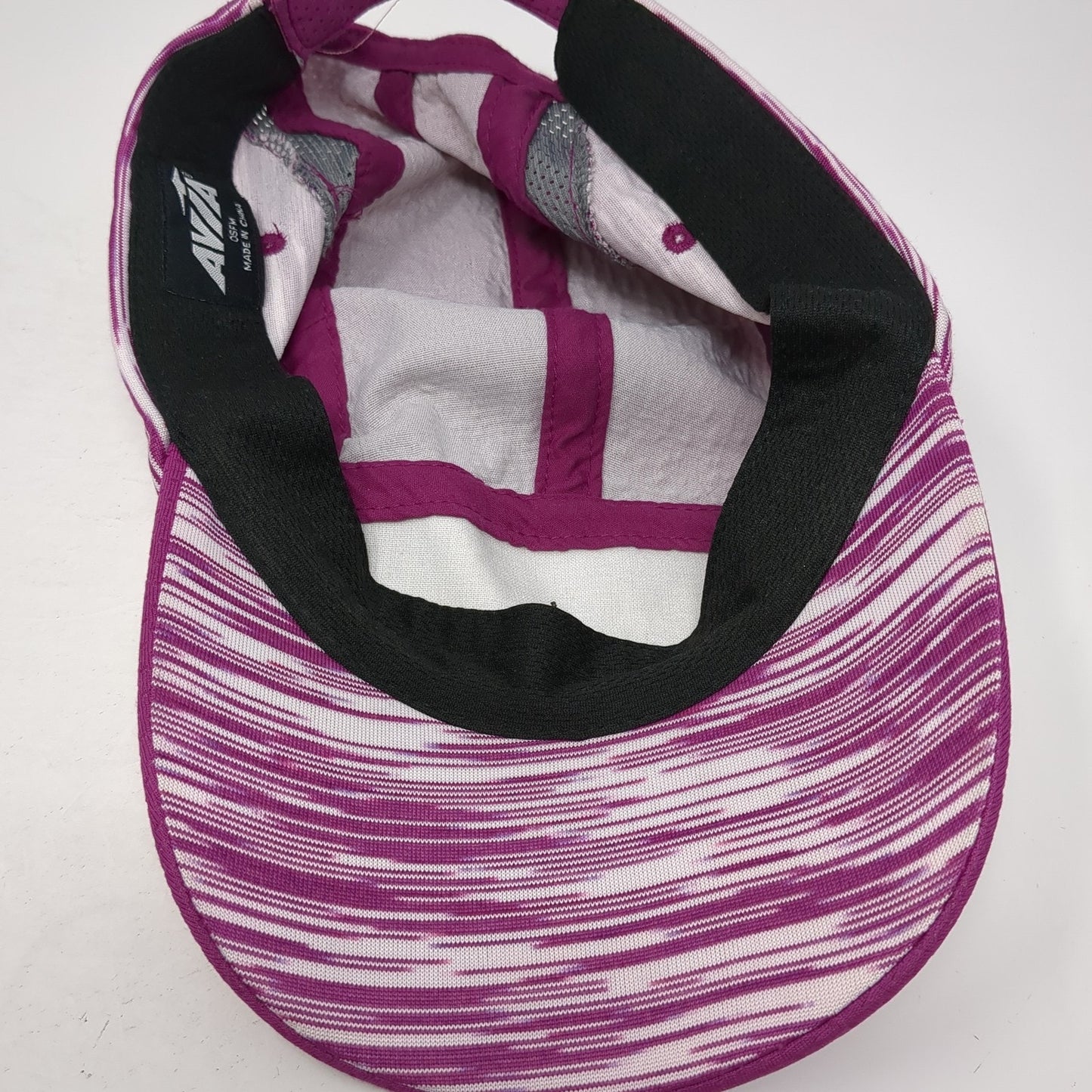 Avia 5 Panel Cap Pink One Size Adjustable Embroidered Lightweight Breathable