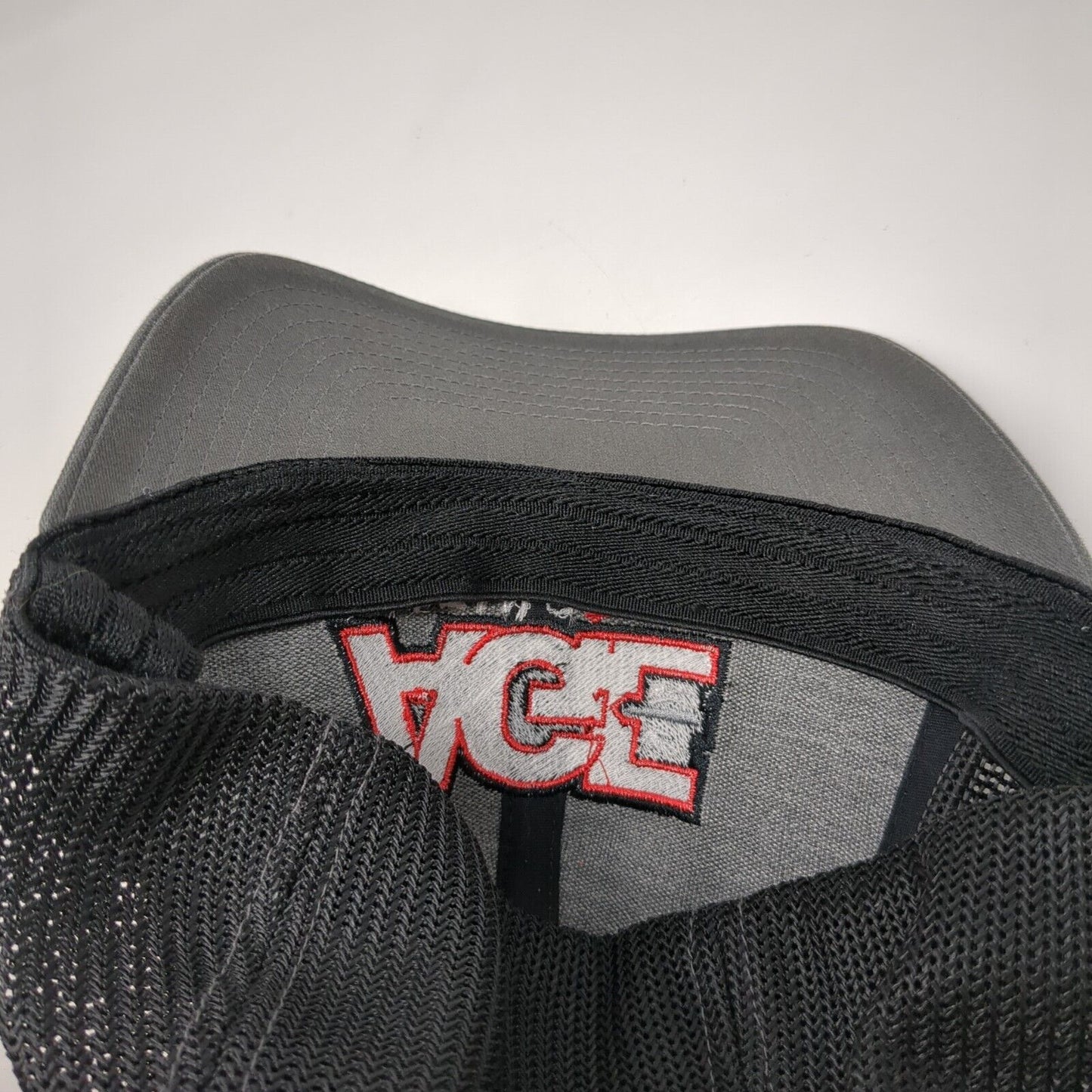 AGE Cutting Tool Fitted Trucker Hat Gray L/XL Mesh Back Embroidered Richardson