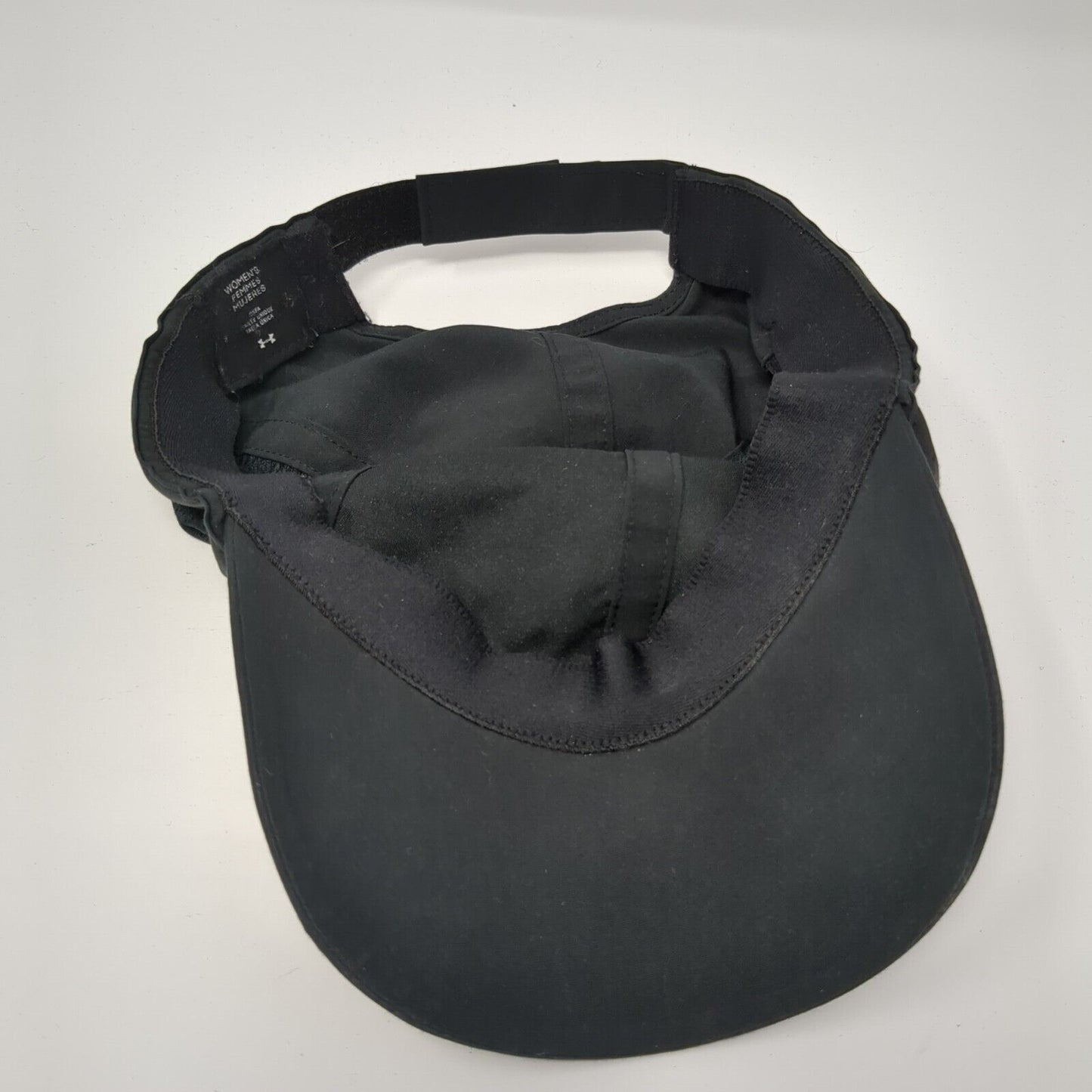 Under Armour Women's Strapback Hat Black One Size Adjustable Breathable Mesh