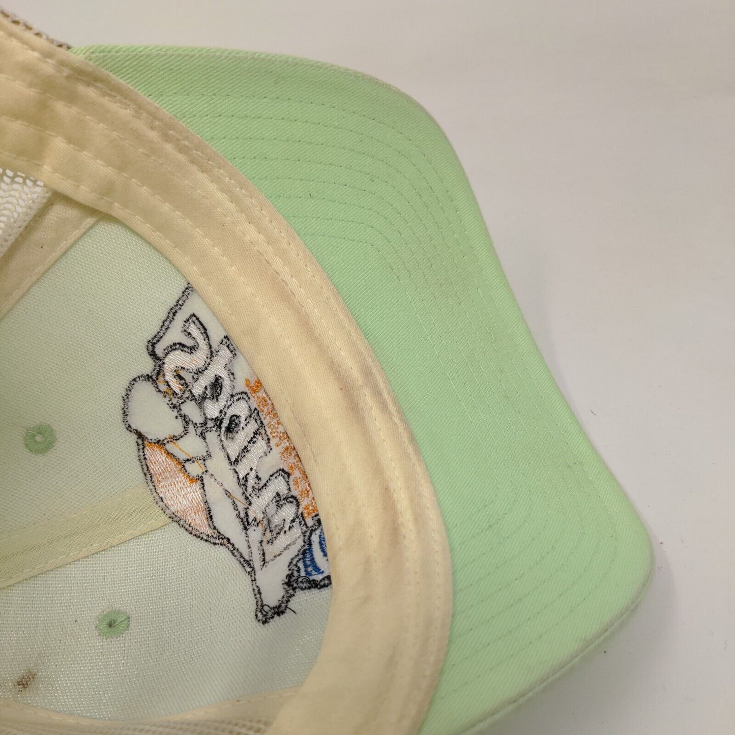 Sparta Tennessee Snapback Trucker Hat Green M/L Embroidered Mesh Back Richardson