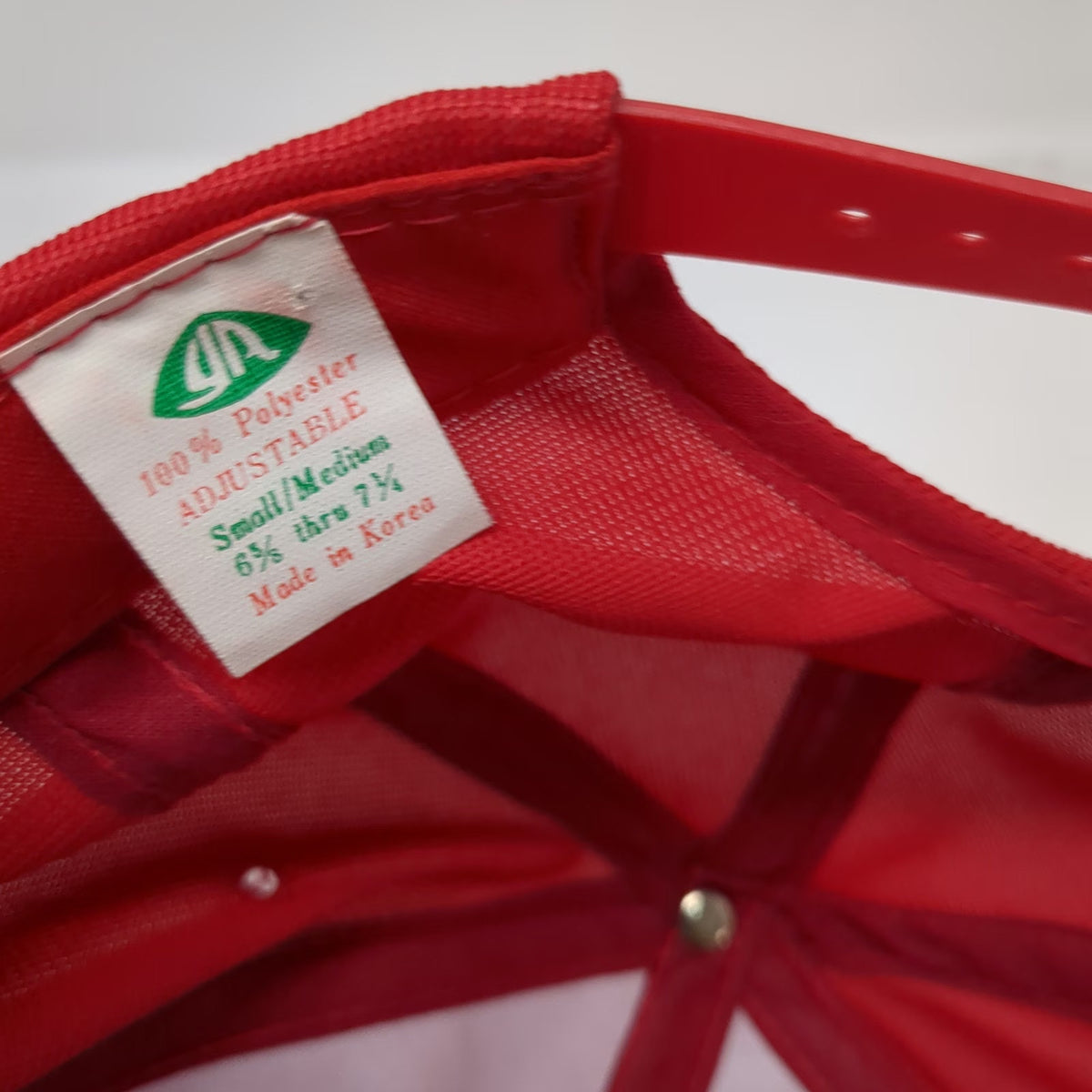 Young An Alia Royal Jordanian Falcons Snapback Red 7 1/4 Polyester Aviation Hat