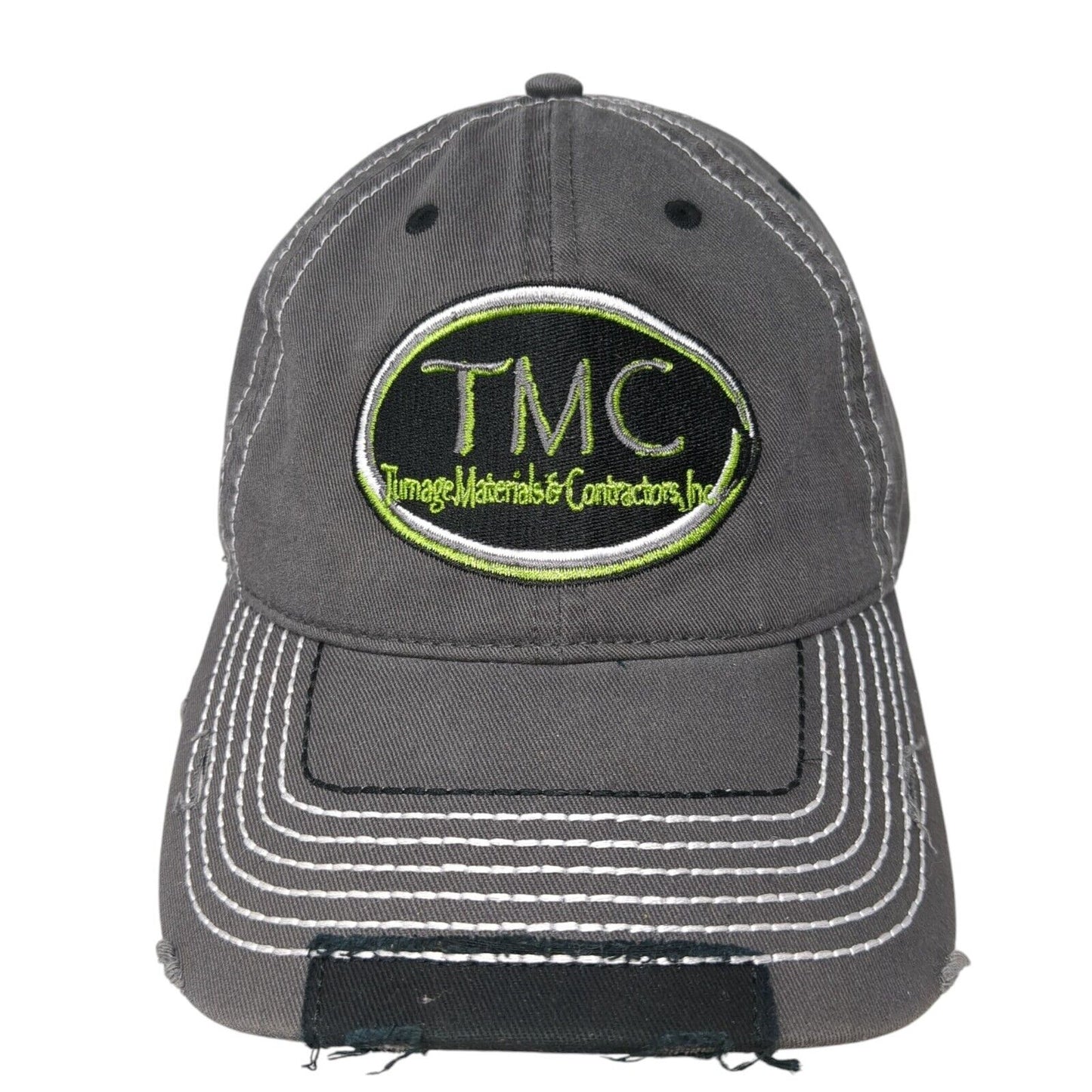 TMC Turnage Materials & Contractors Inc. Slideback Hat Gray One Size