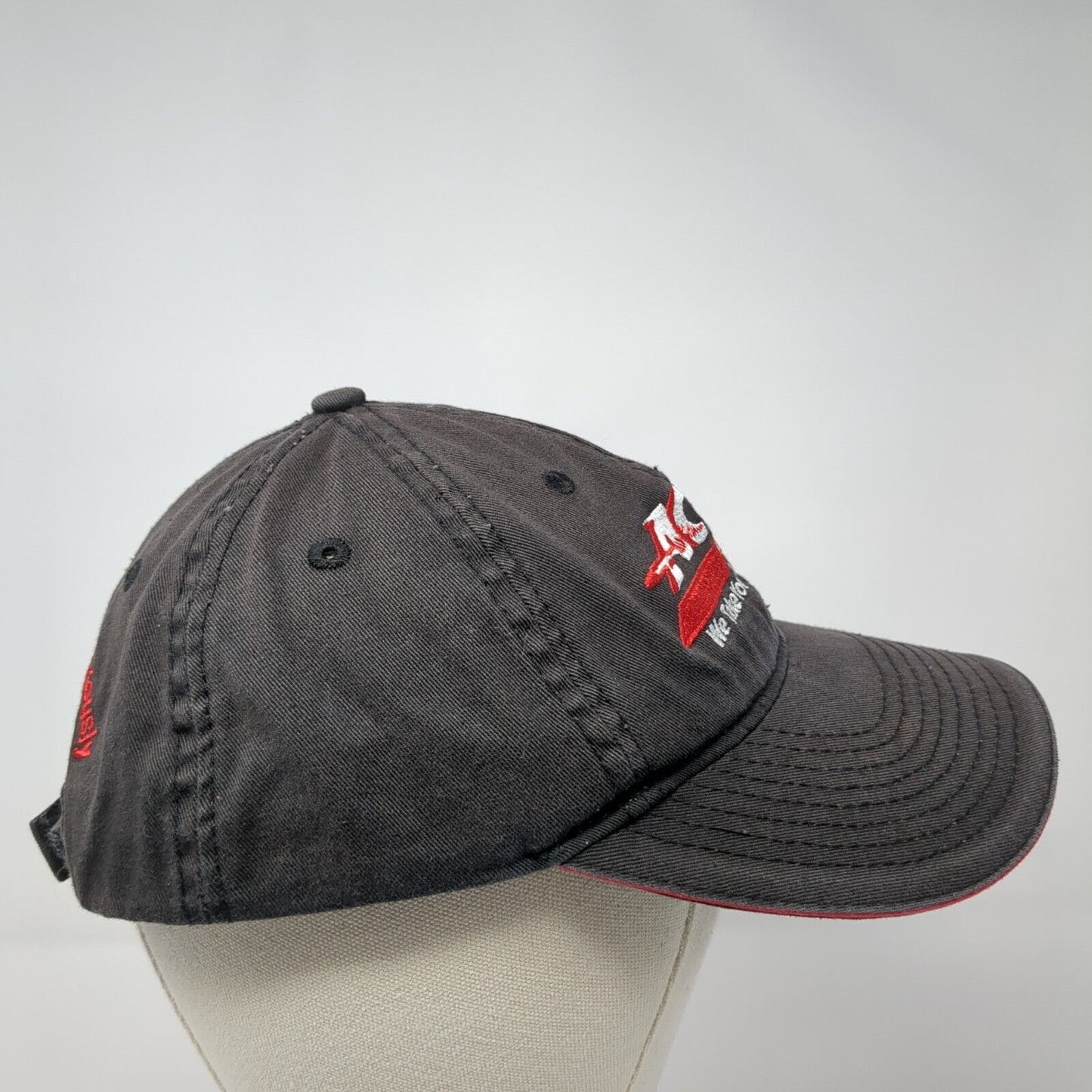 Action Motorsports We Take Your Fun Seriously Strapback Hat Black OS Adjustable