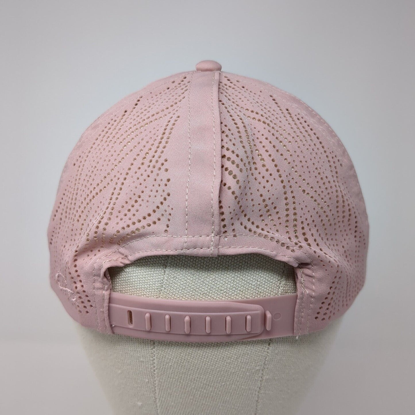 Let's Par-Tee Women's Snapback Hat Pink One Size Perforated Infinity