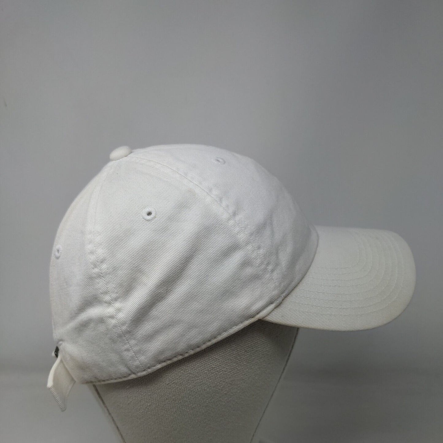 Nike Slideback Hat White OSFM Adjustable Embroidered Swoosh Heritage86 6 Panel
