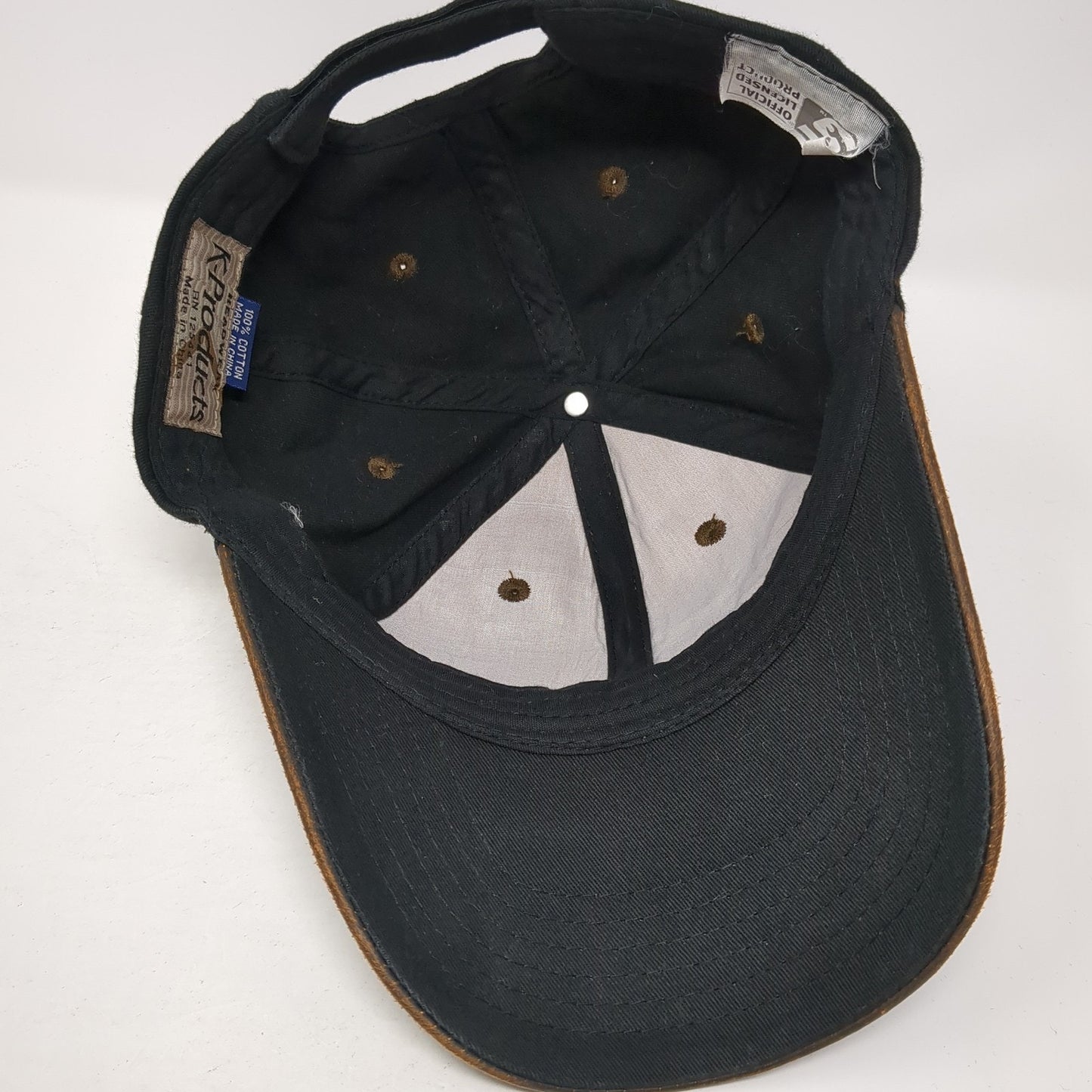 Snap-on Logo Strapback Hat Brown One Size Adjustable Solid K-Products