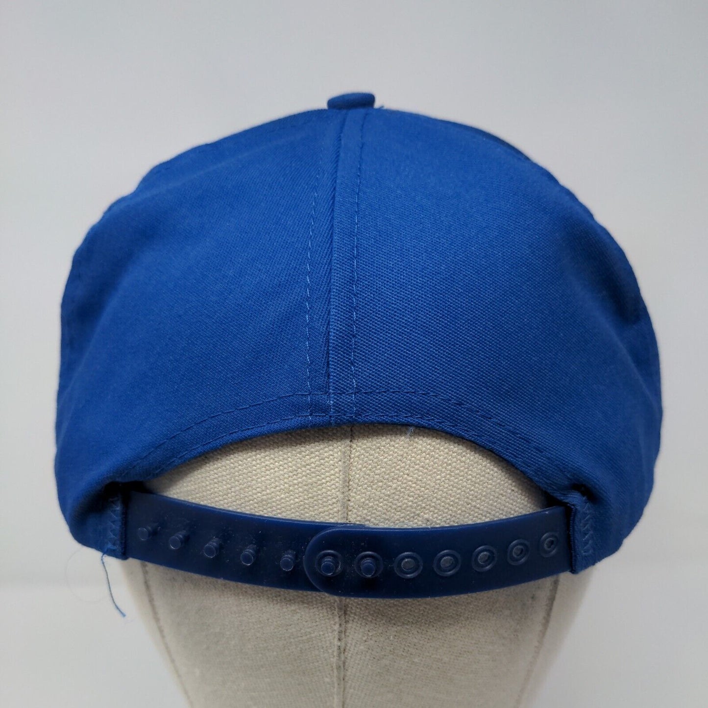 NAPA Snapback Hat Blue OSFA Adjustable Embroidered Vented Holes Tex Kap