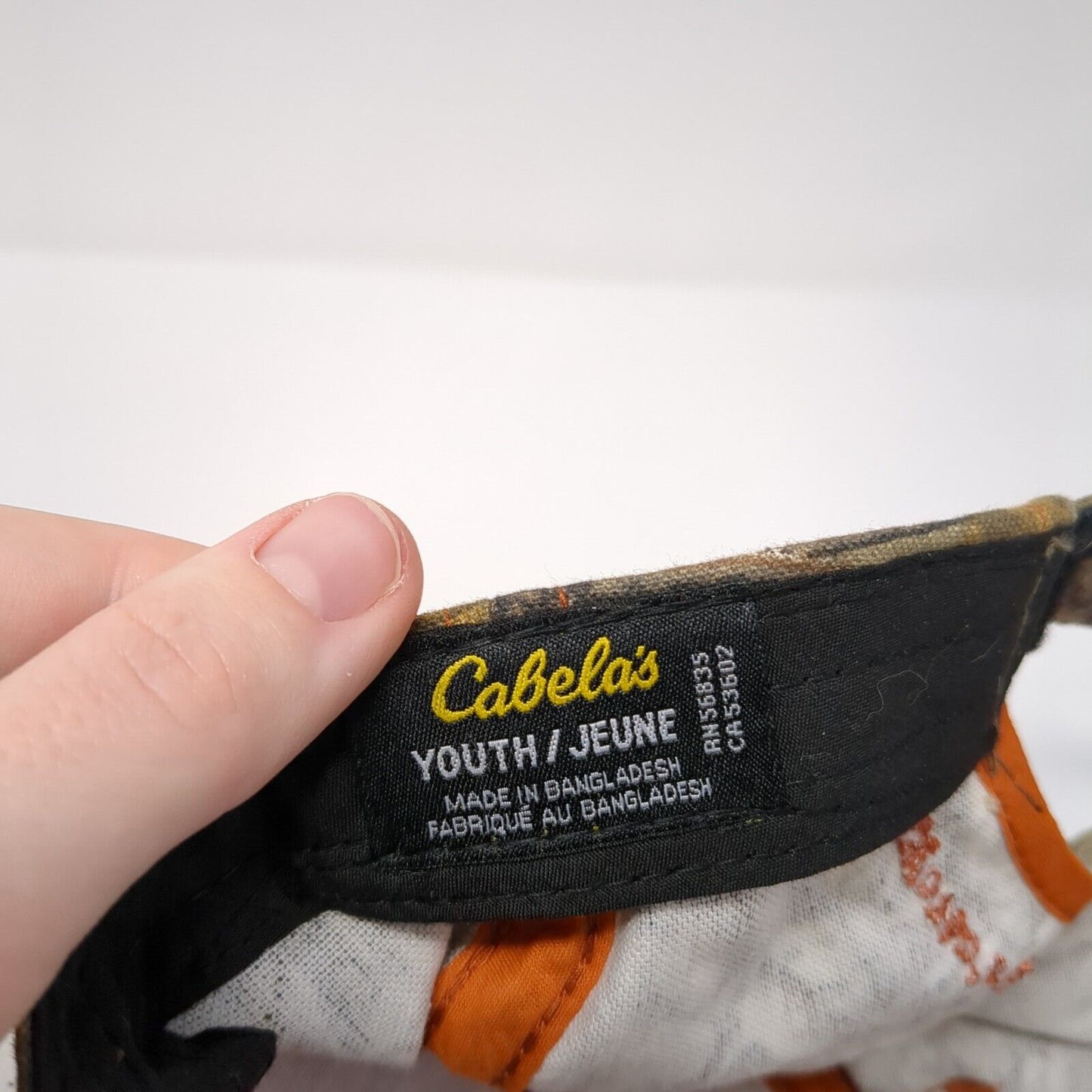 Cabela's World's Foremost Outfitter Strapback Hat Camo Youth One Size