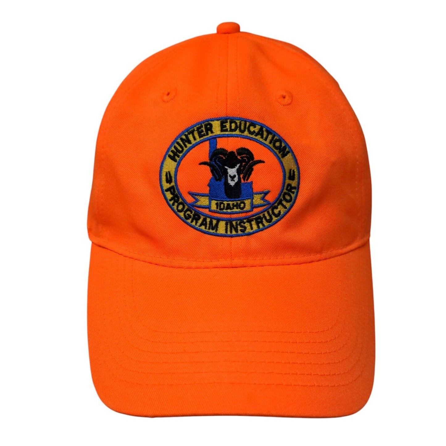 Idaho Hunter Education Program Instructor Strapback Hat Orange OSFM Otto