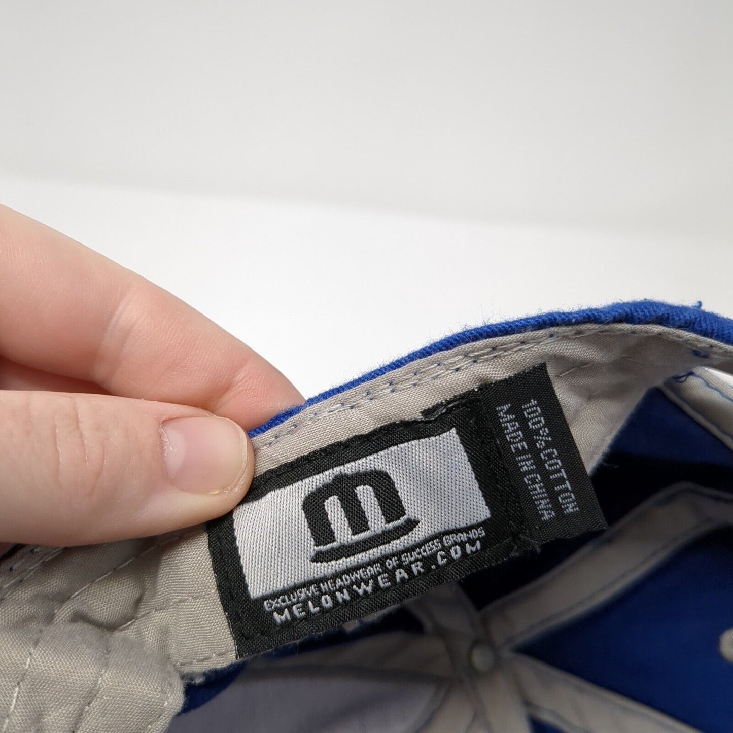 Idaho Steelheads Snapback Hat Blue OSFA Embroidered Logo Adjustable Cotton