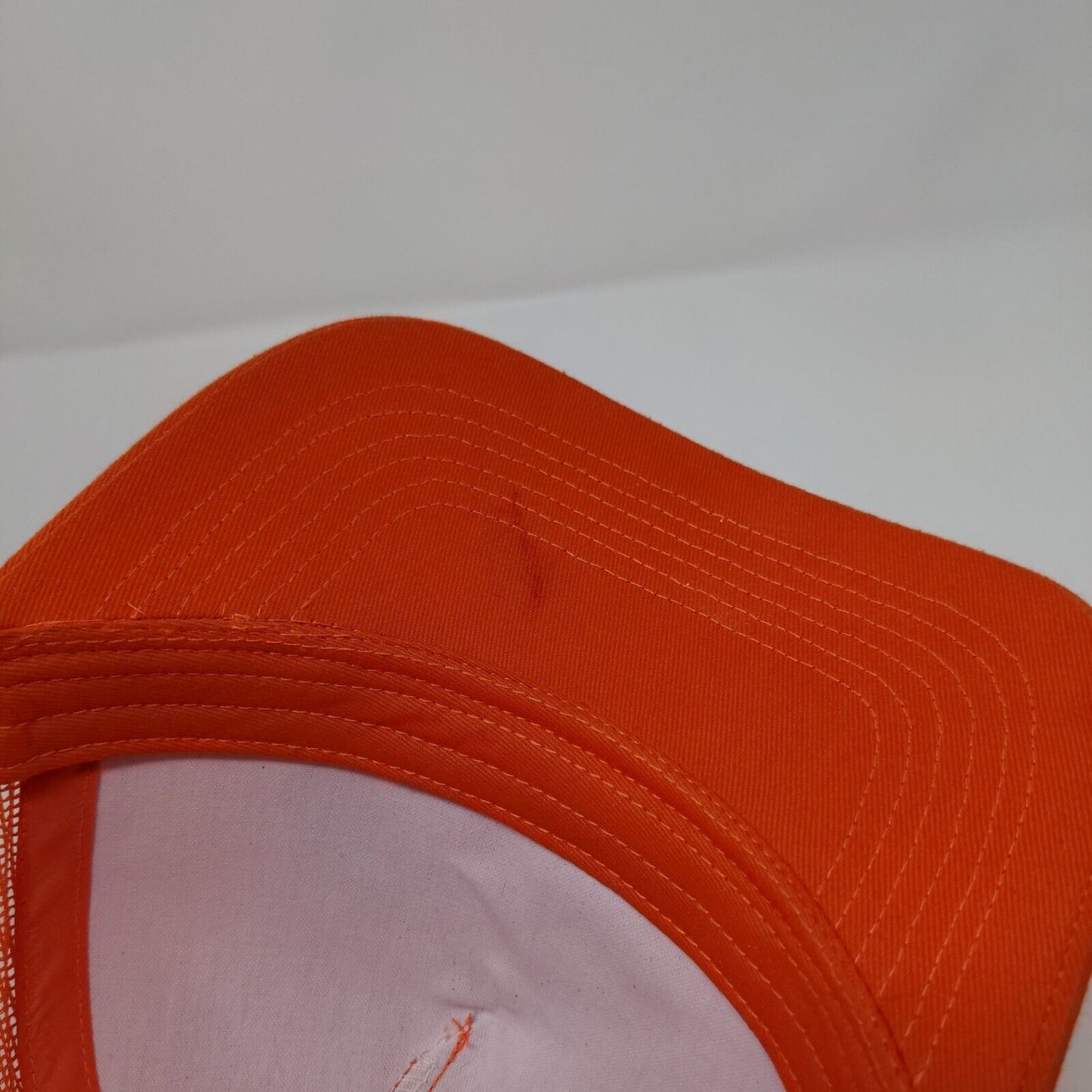 Bass Pro Shops Fishing Snapback Trucker Hat Orange OSFM Mesh Back