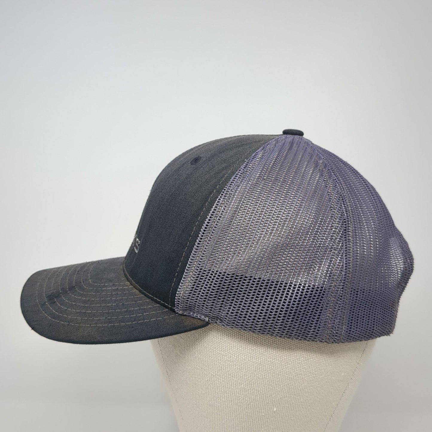 Beck's Snapback Trucker Hat Gray One Size Mesh Back Outdoor Richardson