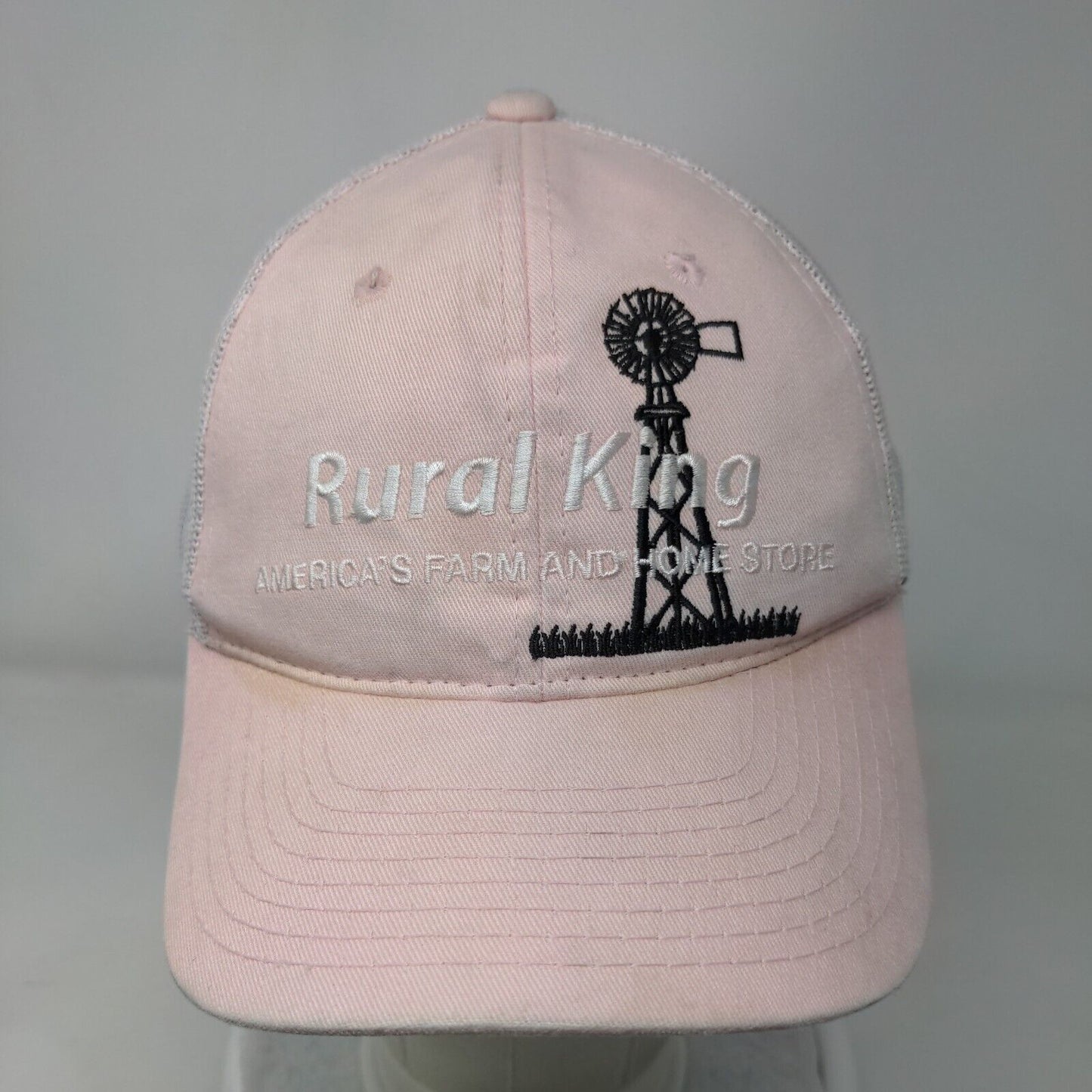 Rural King America's Farm and Home Store Trucker Hat Pink OSFM Outdoor Cap