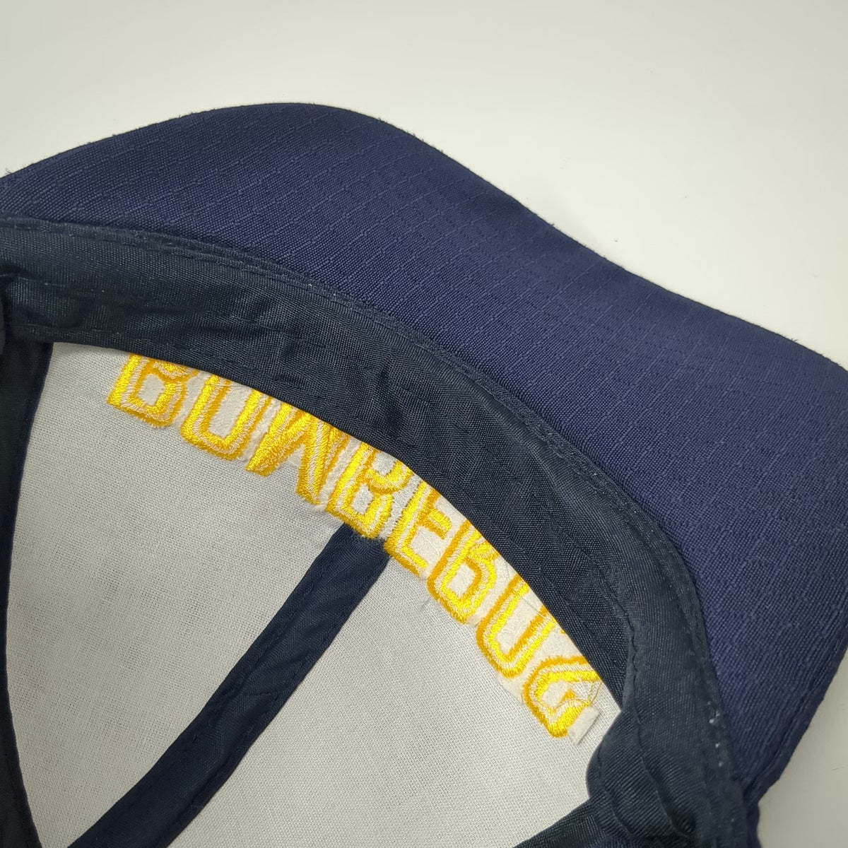 Blue One Size Baseball Cap Bomberos Scalloped Brim Slideback Firefighter Hat