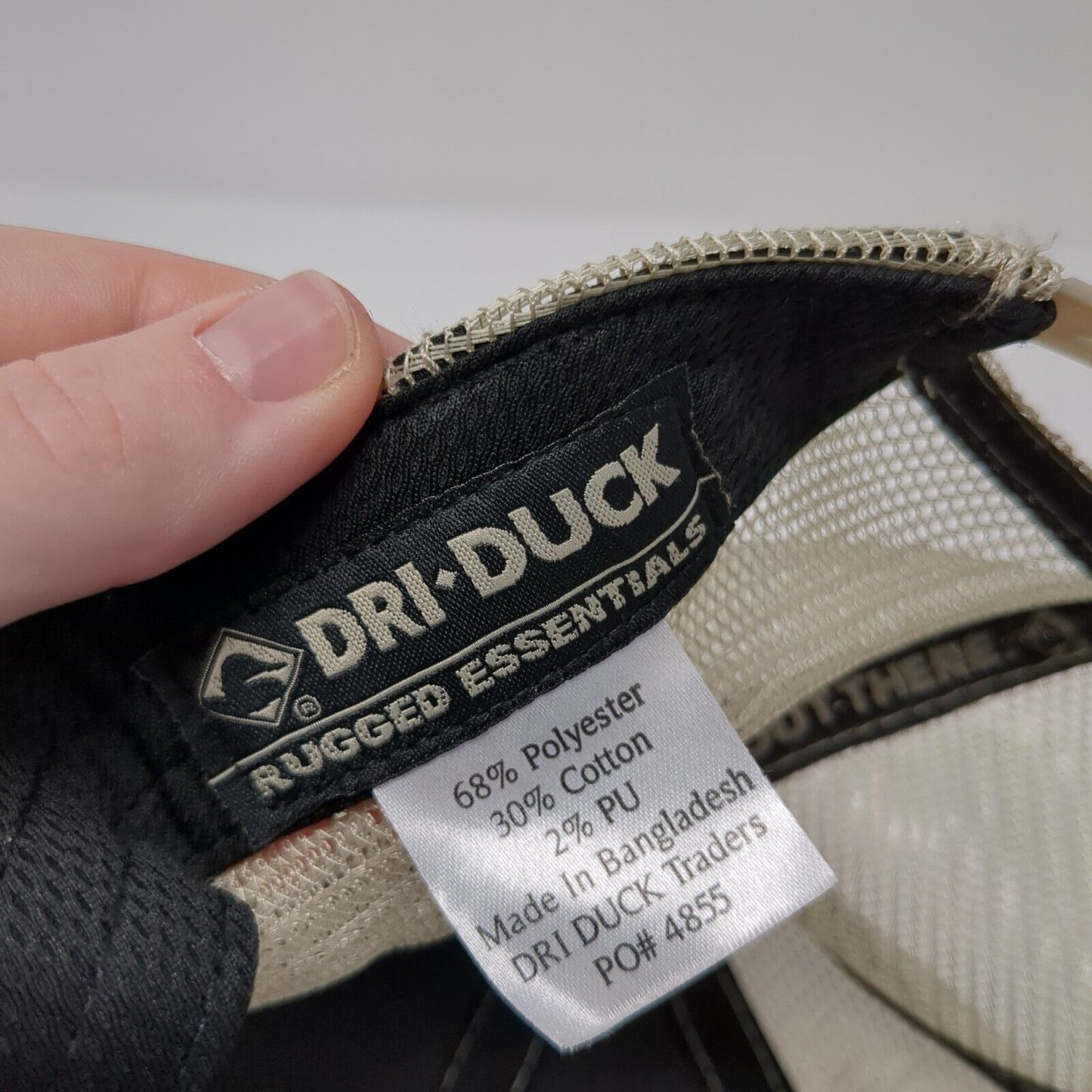 Explore ID Snapback Trucker Hat Camouflage One Size Mesh Back Dri Duck