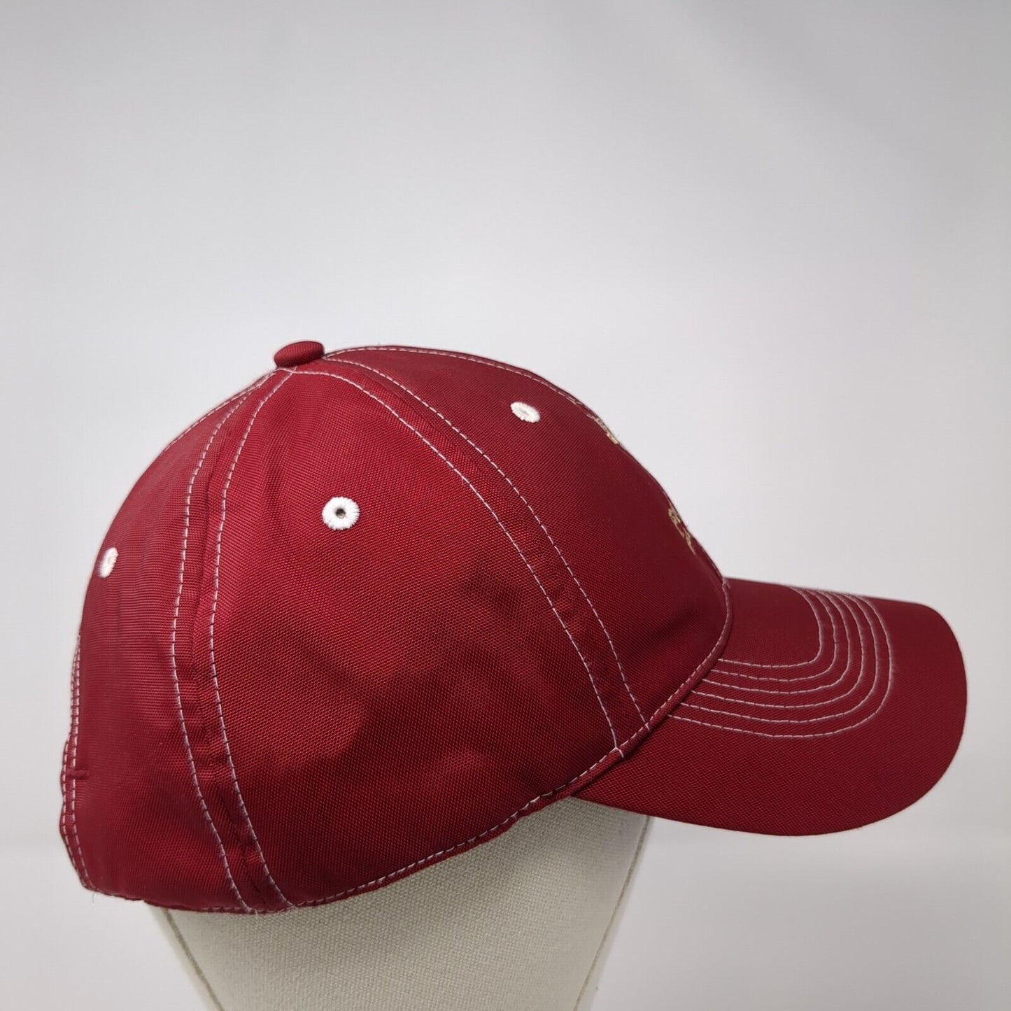 FORE Willamette Strapback Golf Hat Red One Size Adjustable Nike 6 Panel