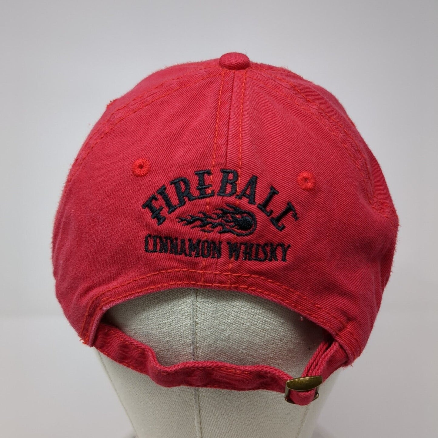 Fireball Cinnamon Whisky Slideback Hat Red One Size 6 Panel Cap America