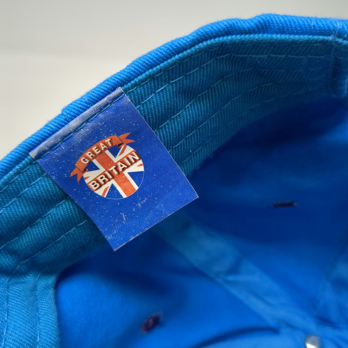 Great Britain Snapback Hat Blue Purple One Size London England Union Jack