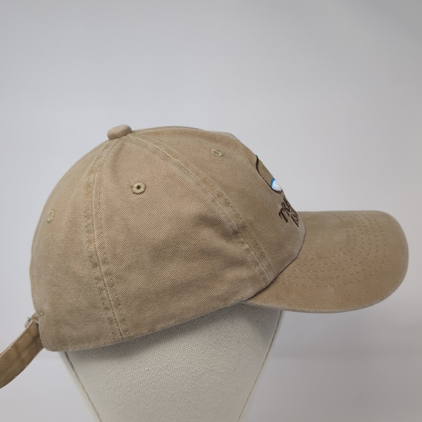 Treasure Island Slideback Baseball Cap Brown One Size Adjustable Alhys Trading