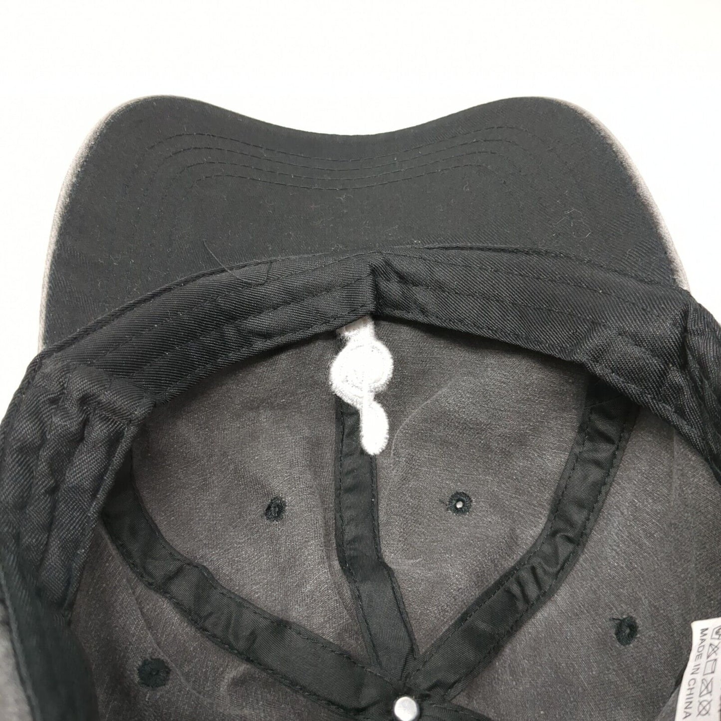 Treble Clef Notes Slideback Hat Gray One Size Adjustable Embroidered 6 Panel