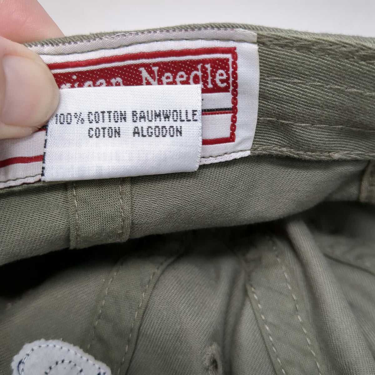 American Needle Baseball Cap Green One Size Yosemite 1890 Cotton Slideback Hat