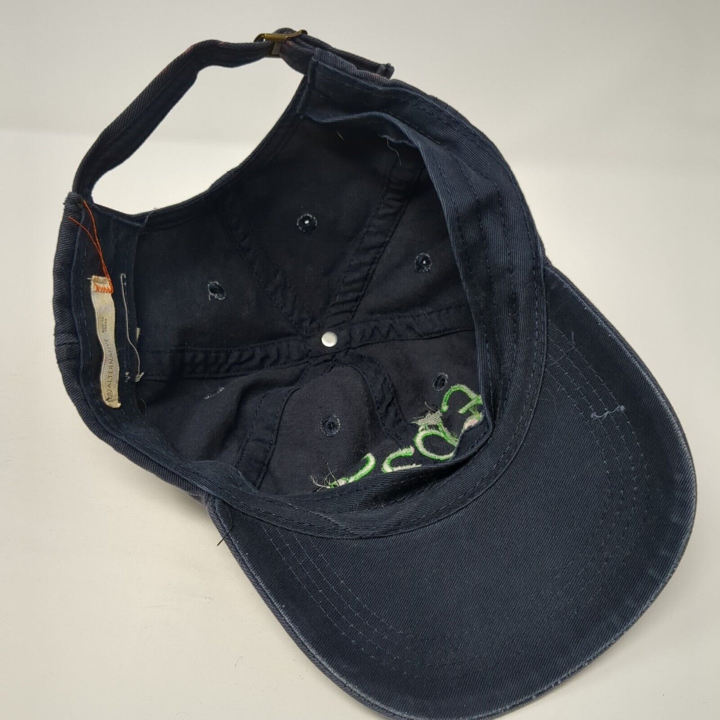 Fopas Slideback Hat Blue One Size Adjustable Solid 6 Panel Alternative