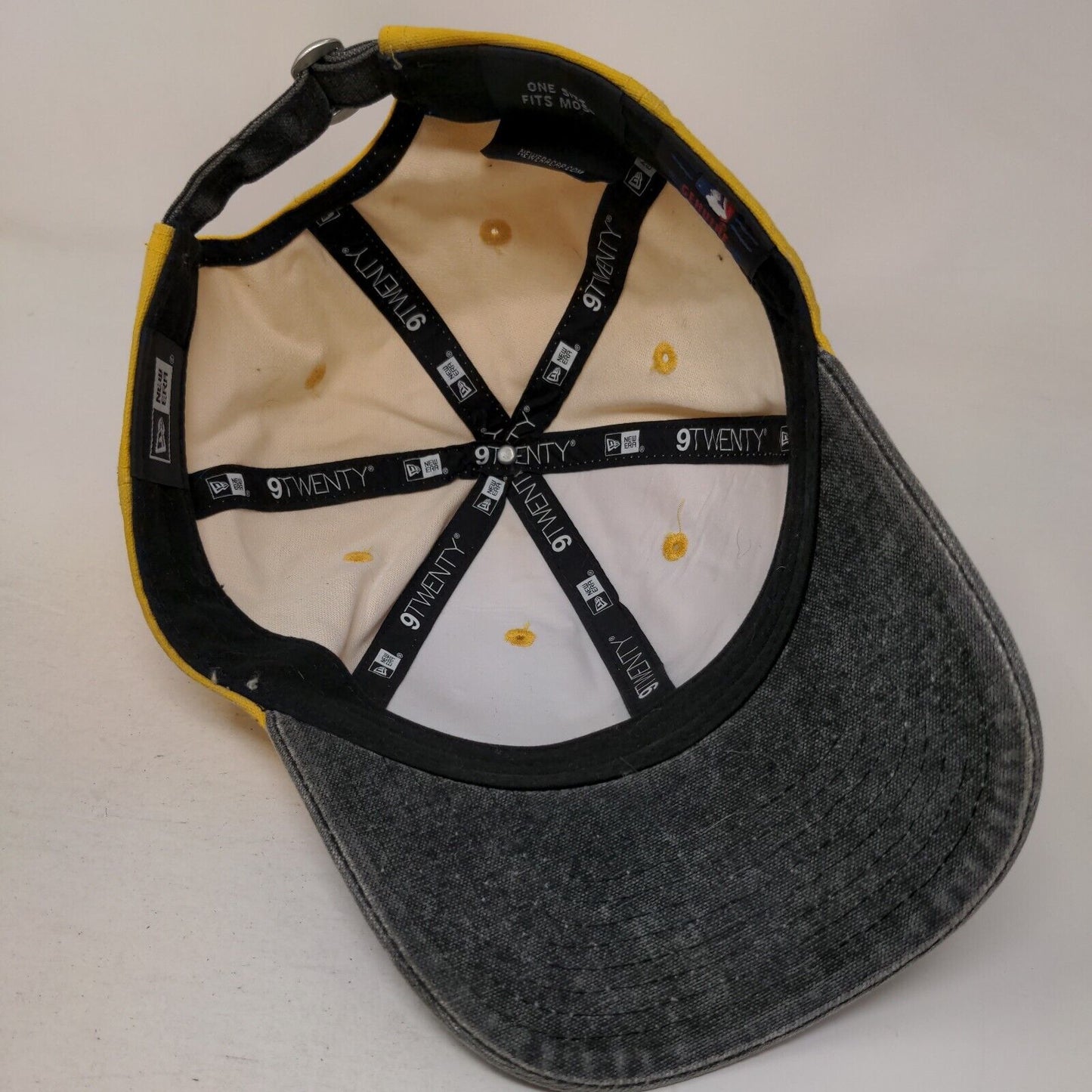Pittsburgh Pirates Slideback Hat Yellow Gray New Era 9 Twenty OSFM Embroidered